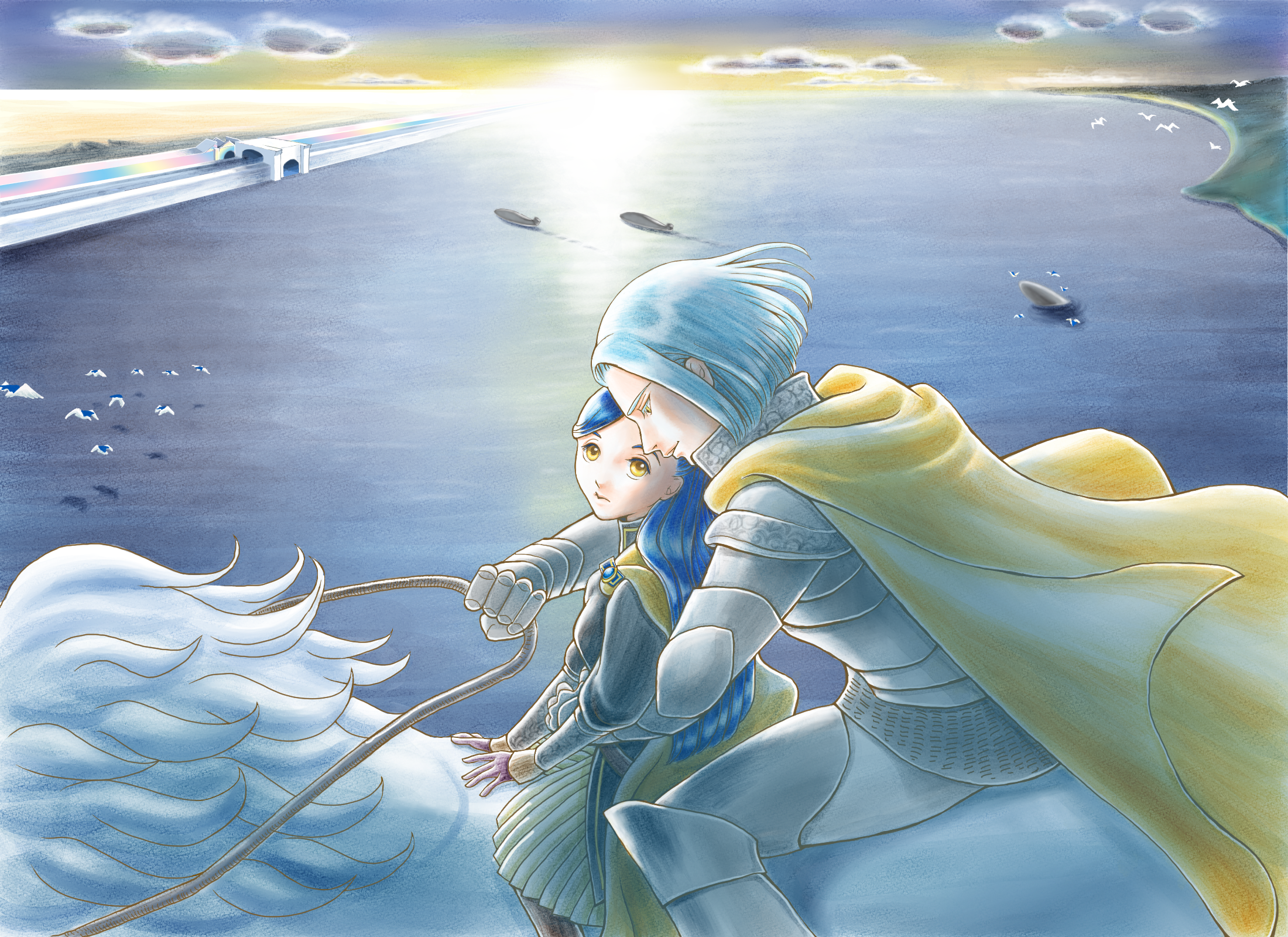 Ferdinand and Myne from Ascendance of a Bookworm HD Wallpaper