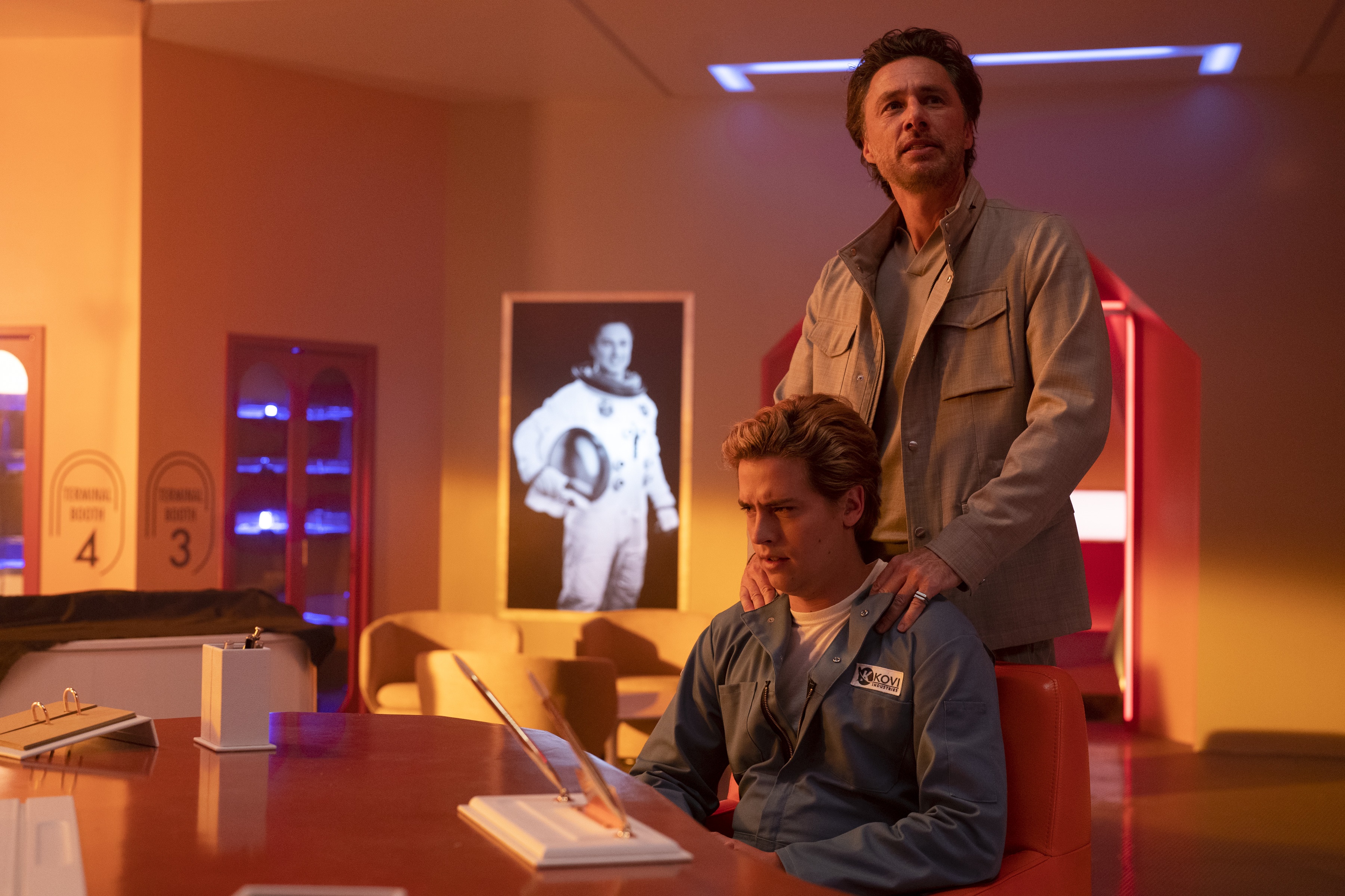 Zach Braff and Cole Sprouse in Moonshot HD Wallpaper