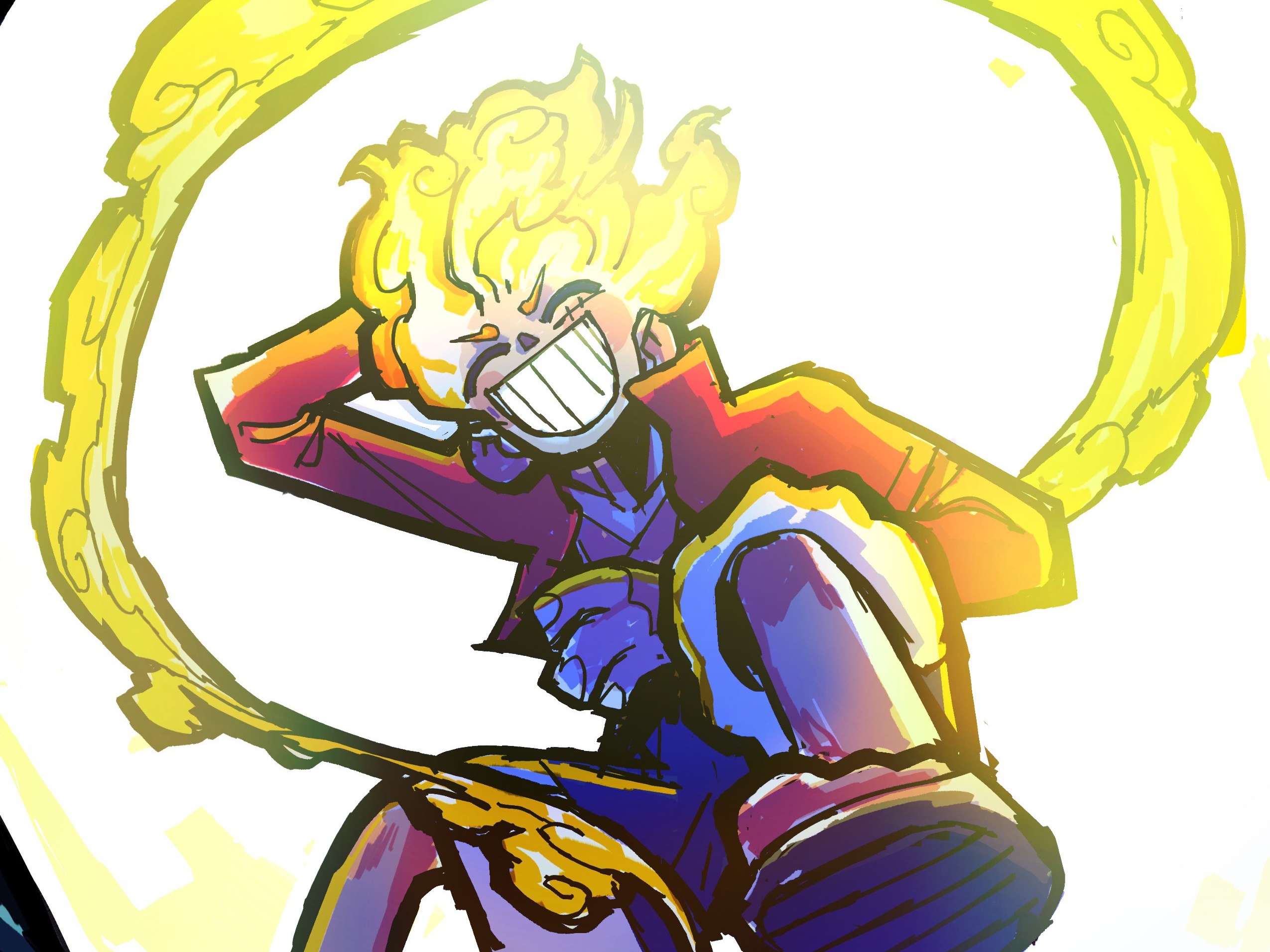 Monkey D. Luffy Gear 5 HD Wallpaper