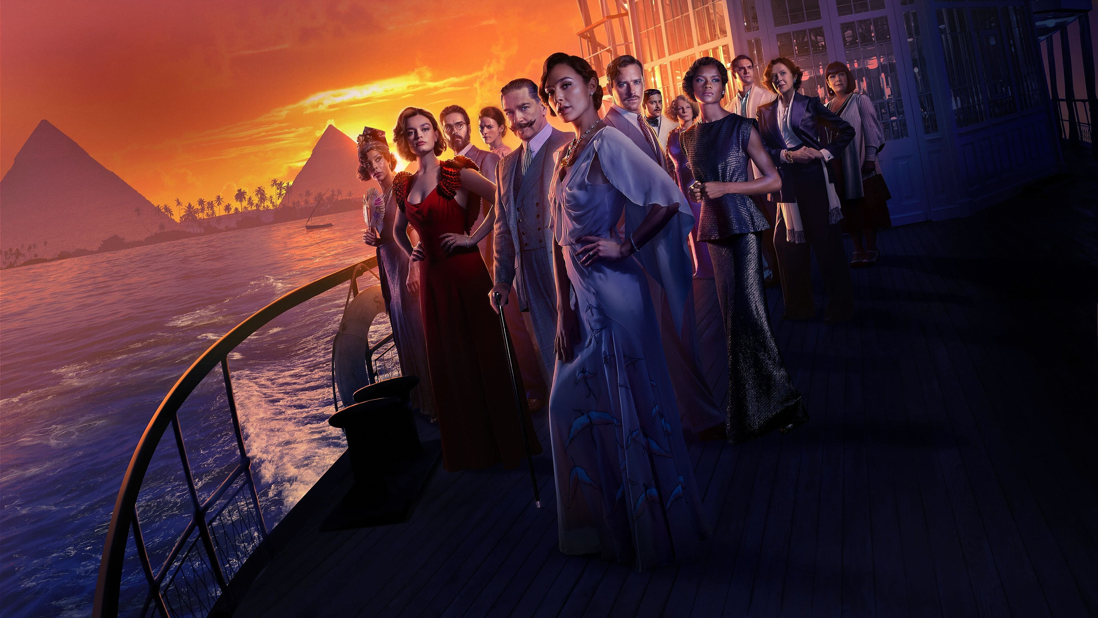 Death On The Nile (2022) 4K HD Wallpaper