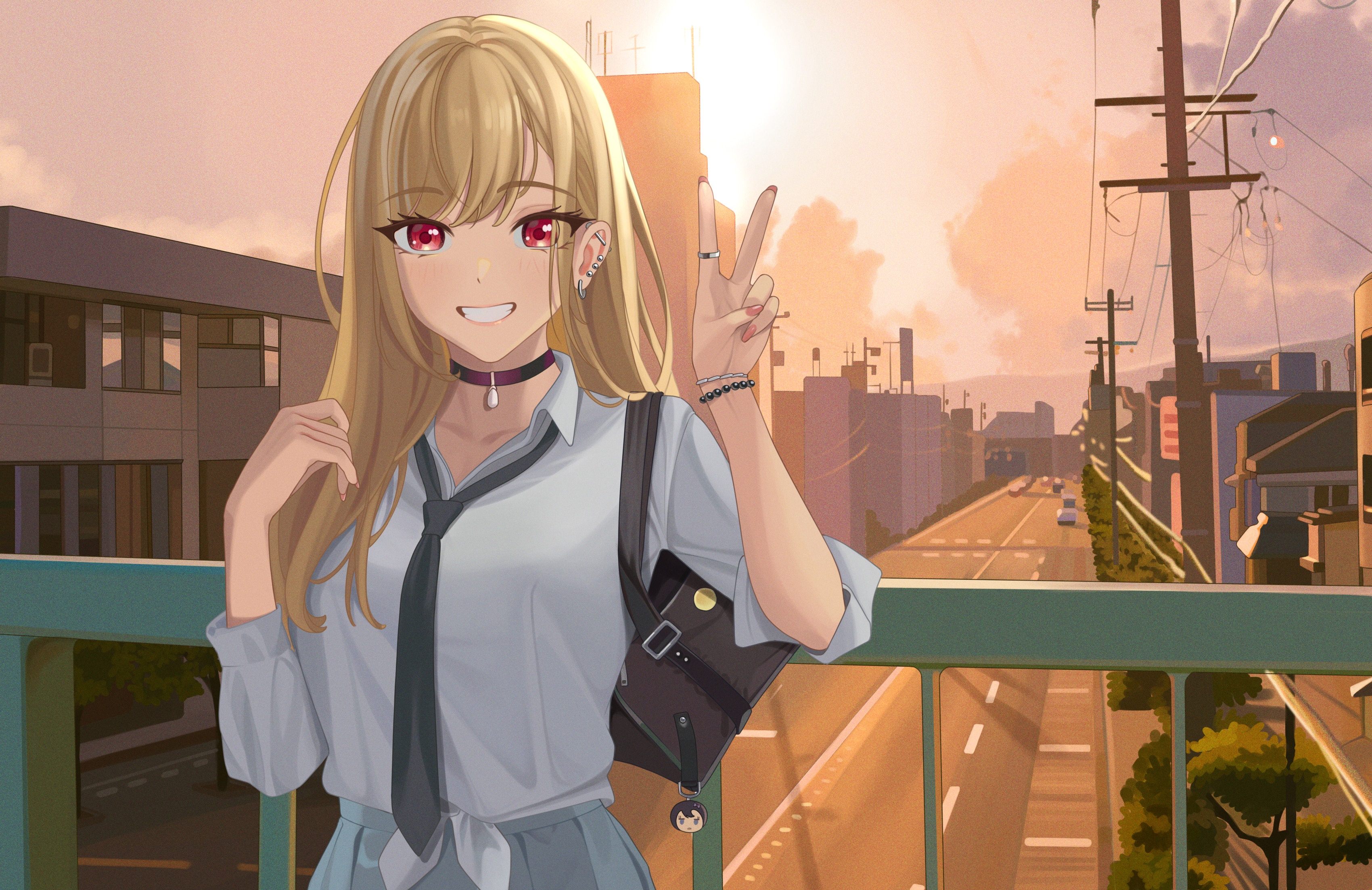 Marin Kitagawa from My Dress-Up Darling HD Wallpaper