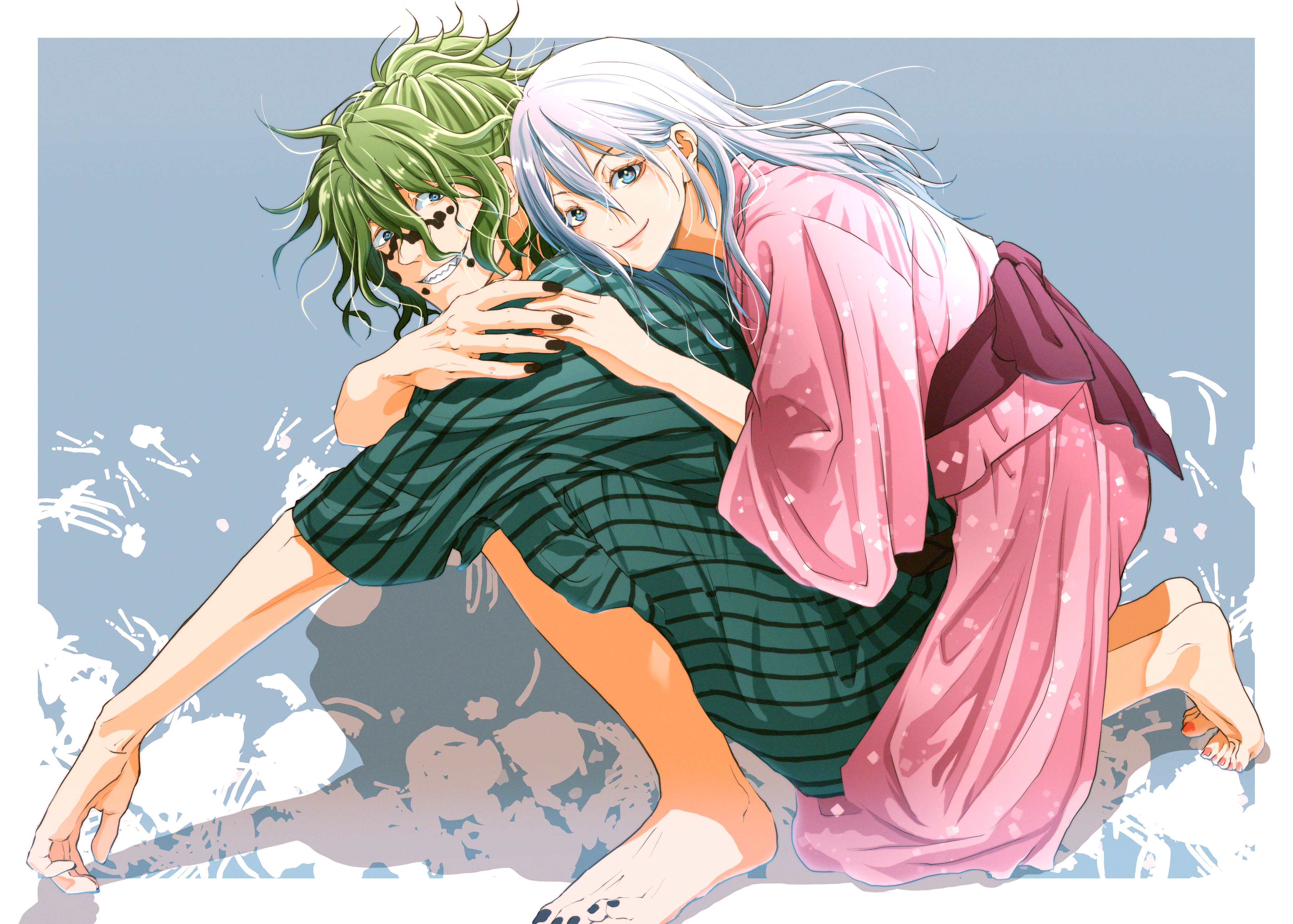 Gyutaro and Daki from Demon Slayer: Kimetsu No HD Wallpaper