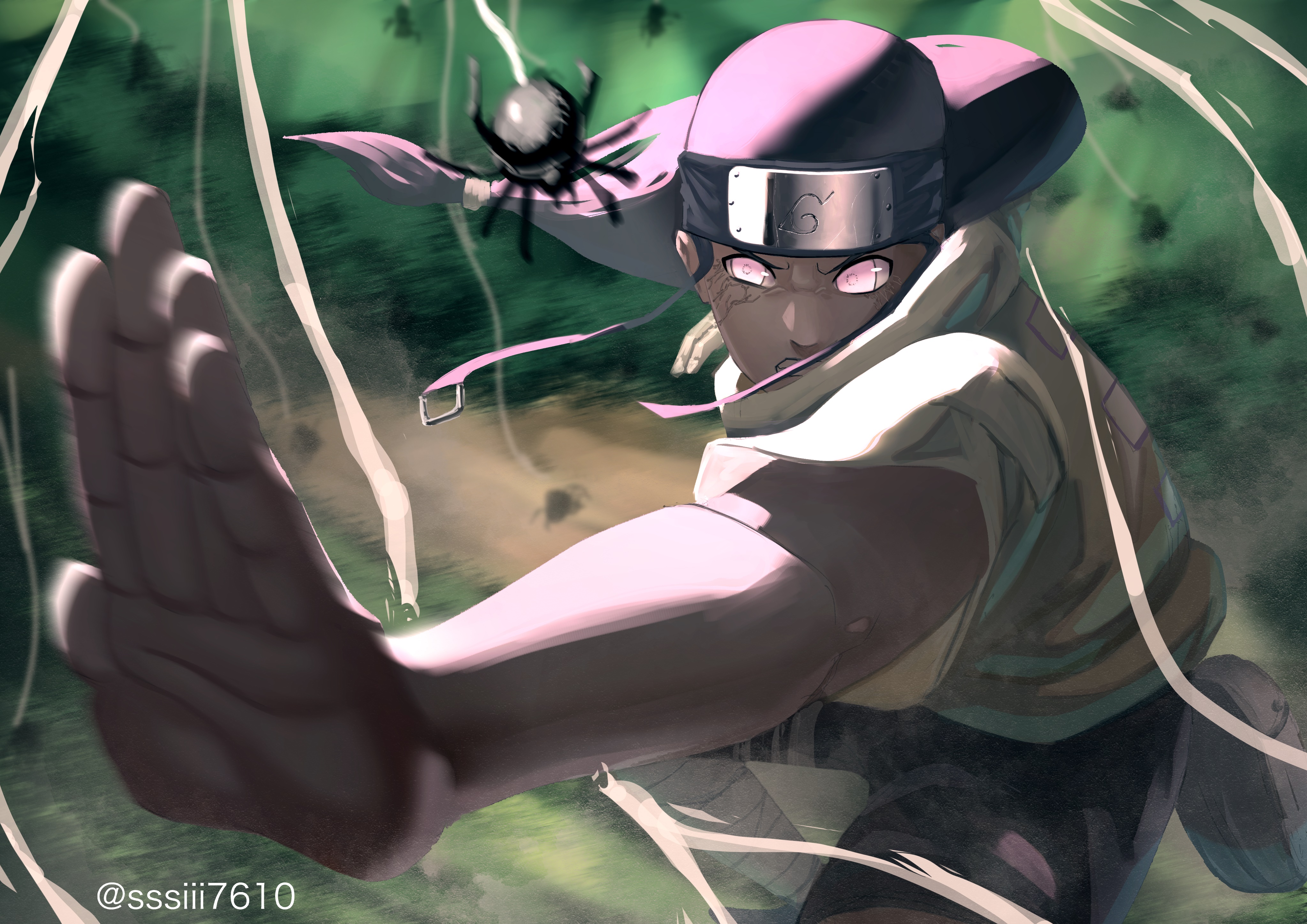 Neji Hyuga from Naruto 4K HD Wallpaper
