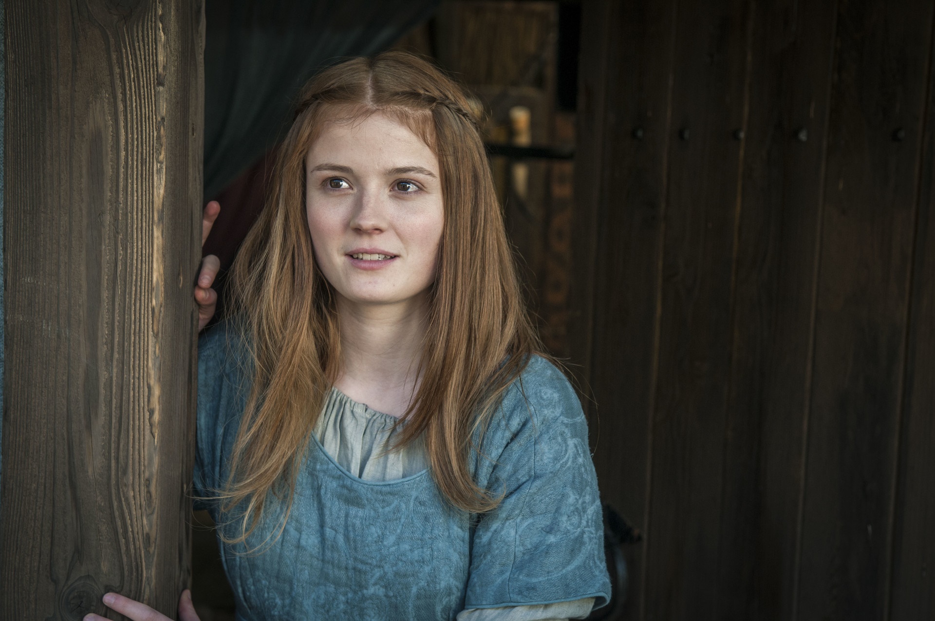 A young woman from The Last Kingdom HD Wallpaper