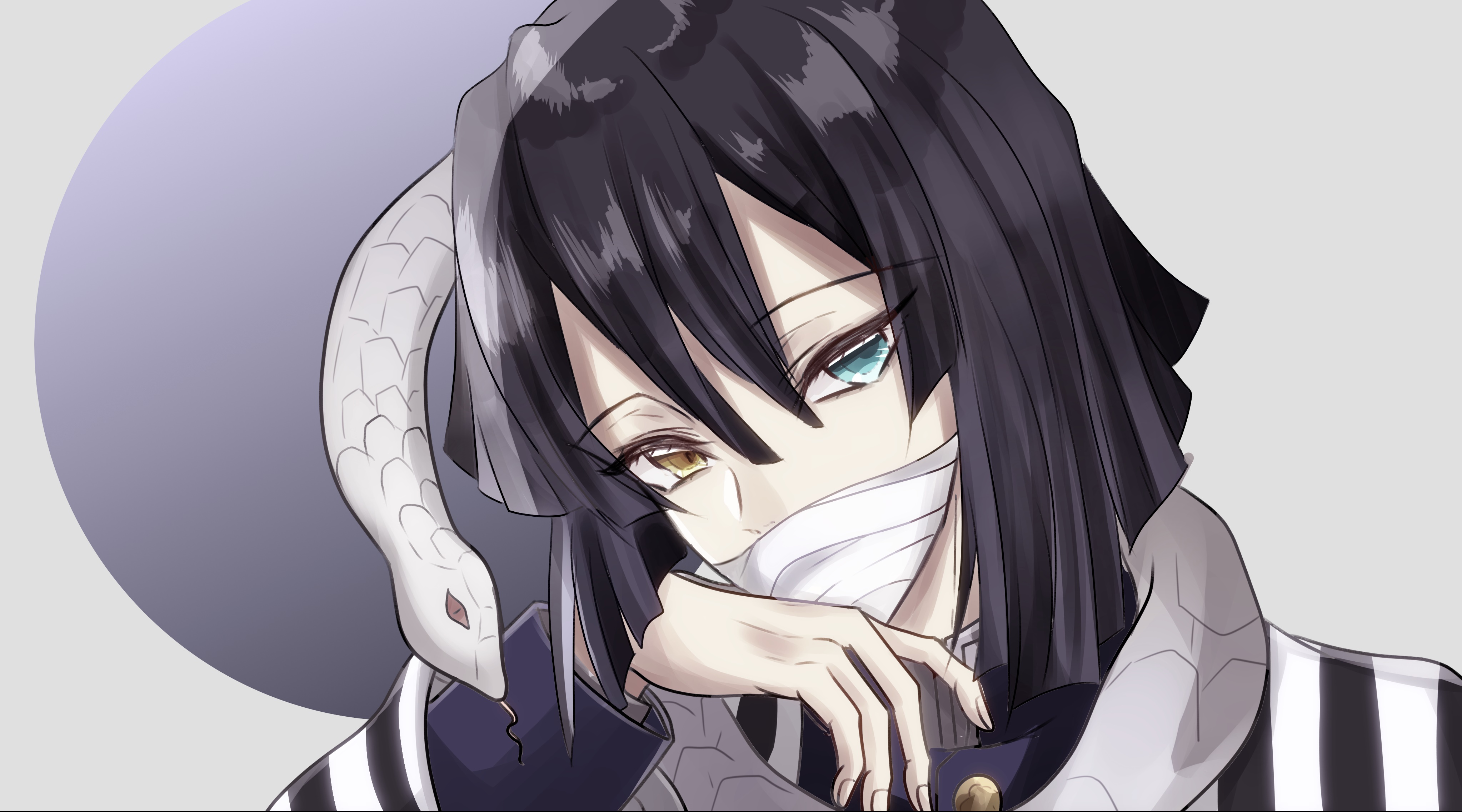 Demon Slayer Kimetsu No Yaiba 4K Obanai Iguro HD Wallpaper Rare 