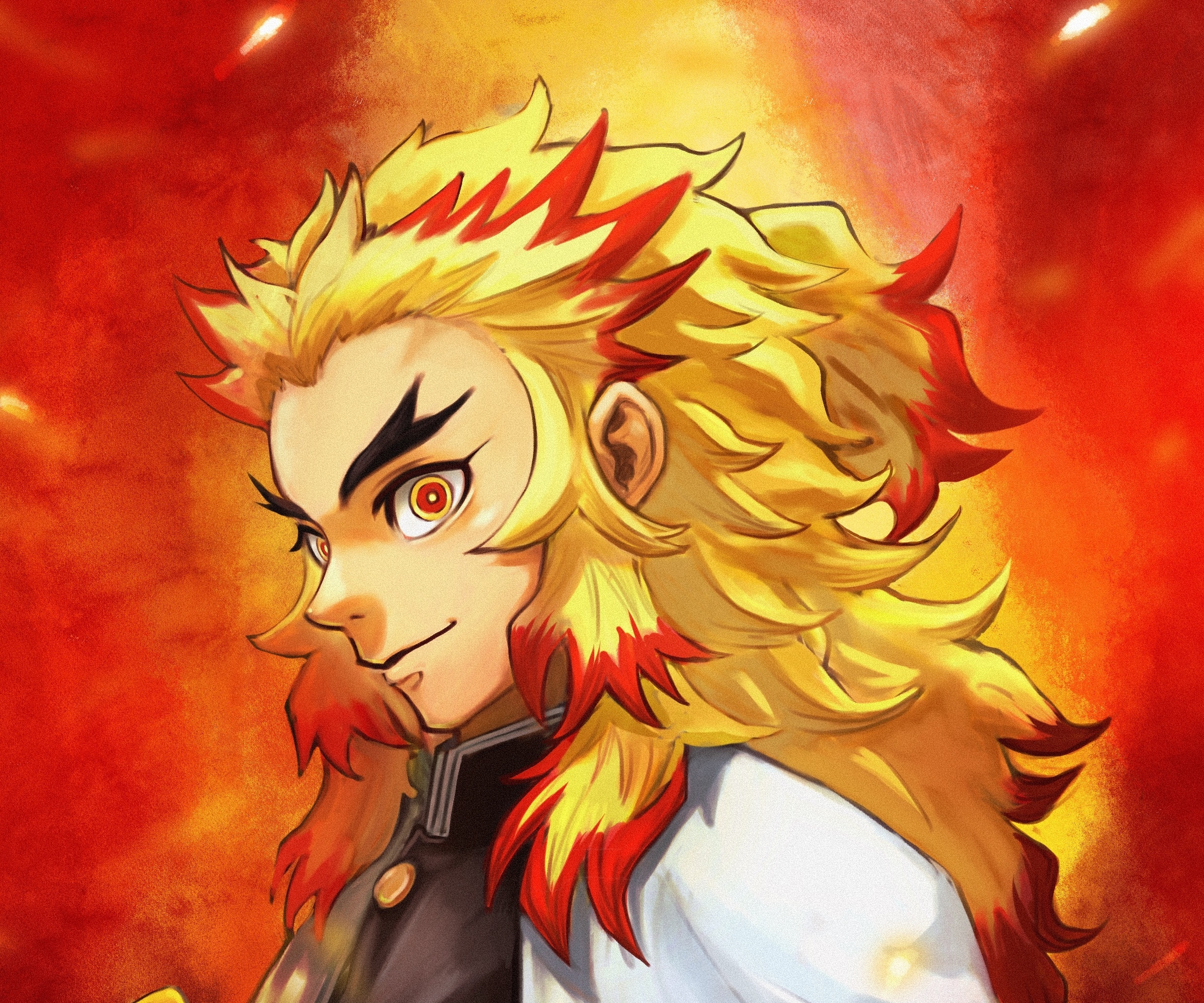 Kyojuro Rengoku from Demon Slayer: Kimetsu No Yaiba HD Wallpaper