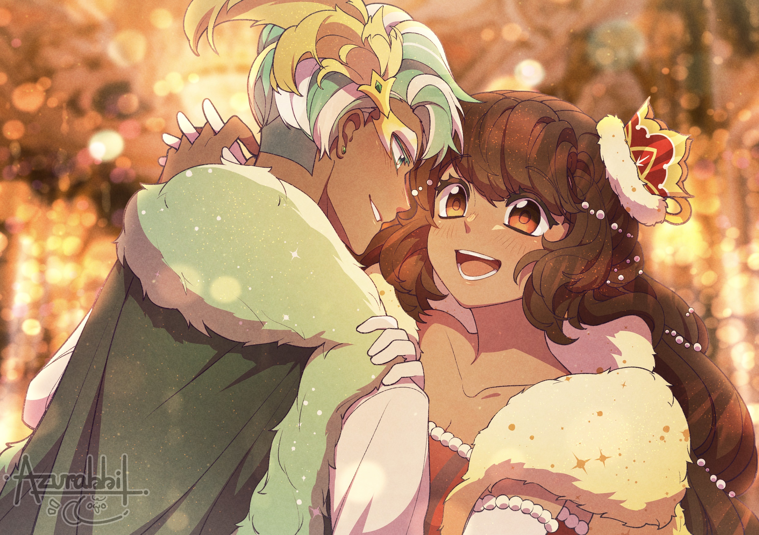 Cocoa Cookie and Mint Choco Cookie from Cookie Run HD Wallpaper