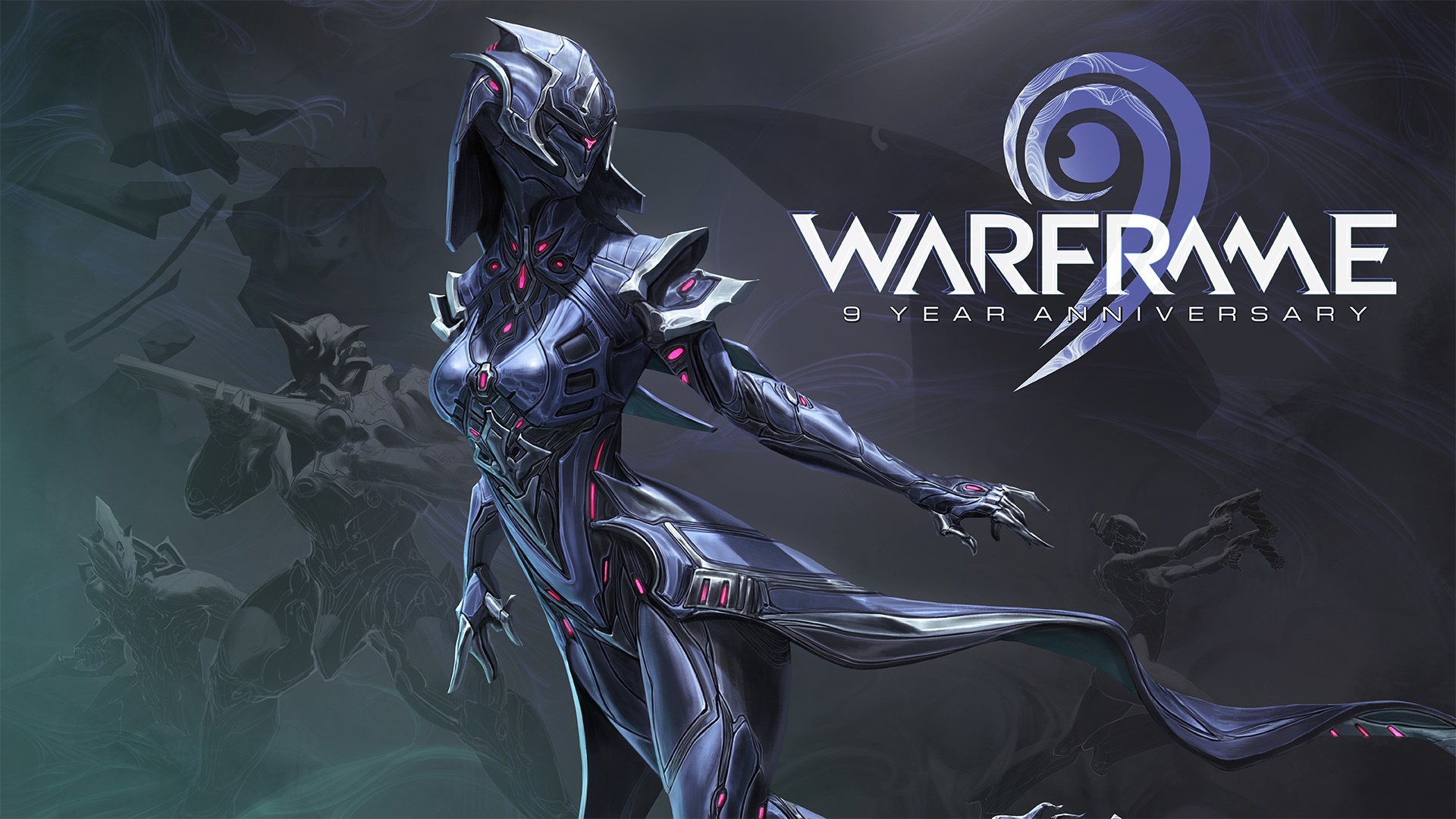 Warframe 9 Year Anniversary Art HD Wallpaper
