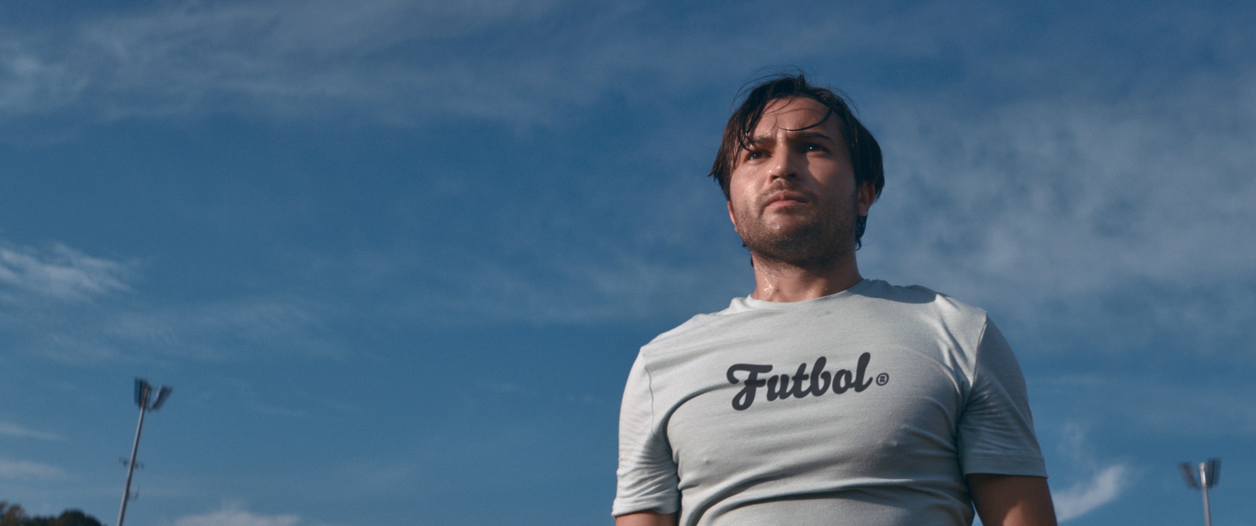 Taylor Gray wearing a shirt with "Futbol" logo HD Wallpaper