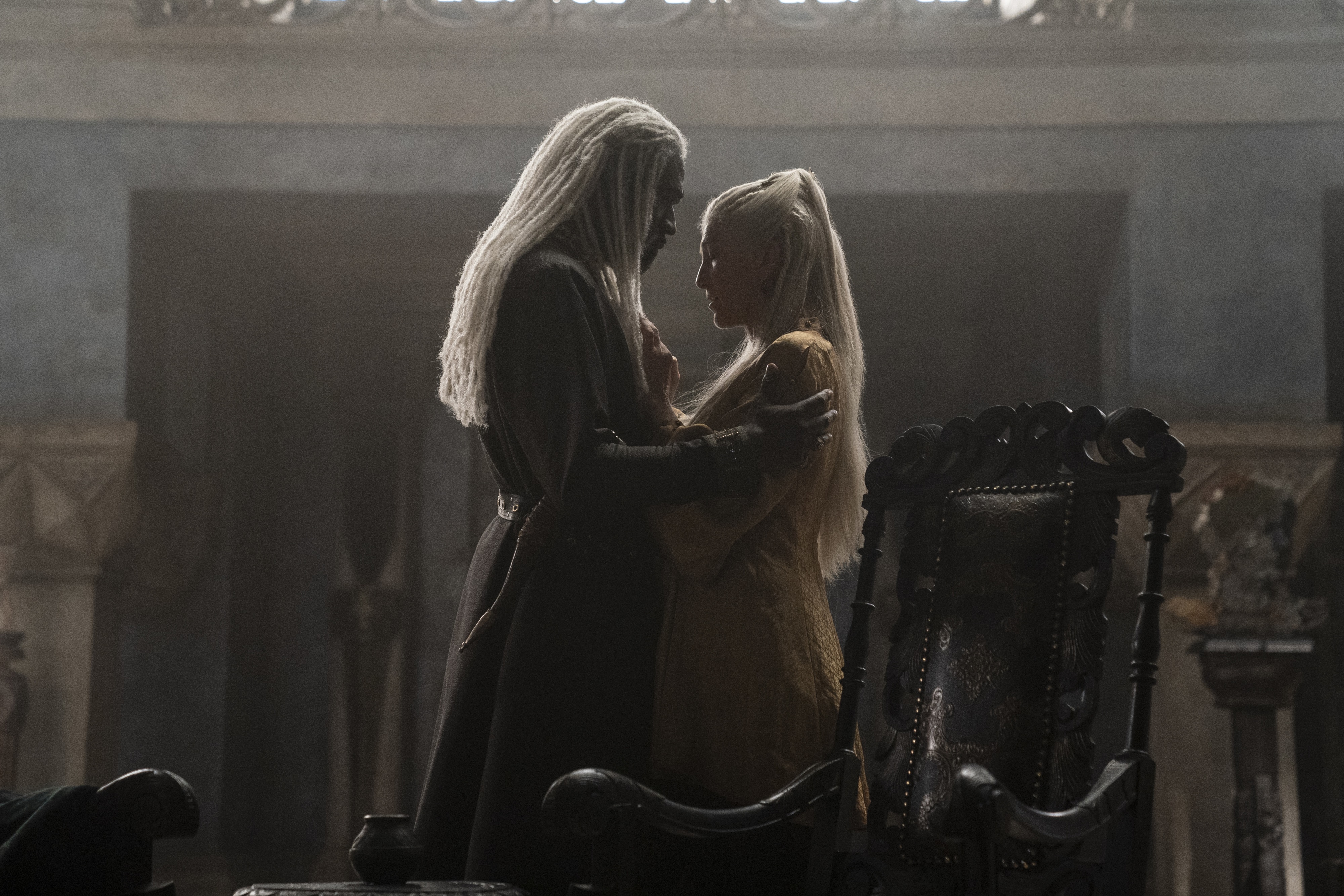 Corlys Velaryon and Rhaenys Velaryon from House Of The Dragon 4K HD Wallpaper