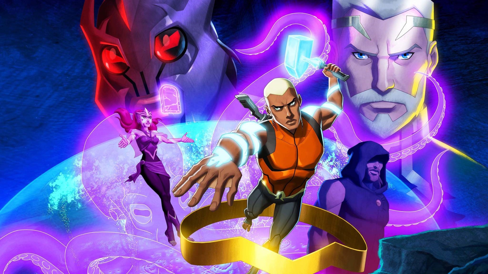 Young Justice Aquaman and allies HD Wallpaper