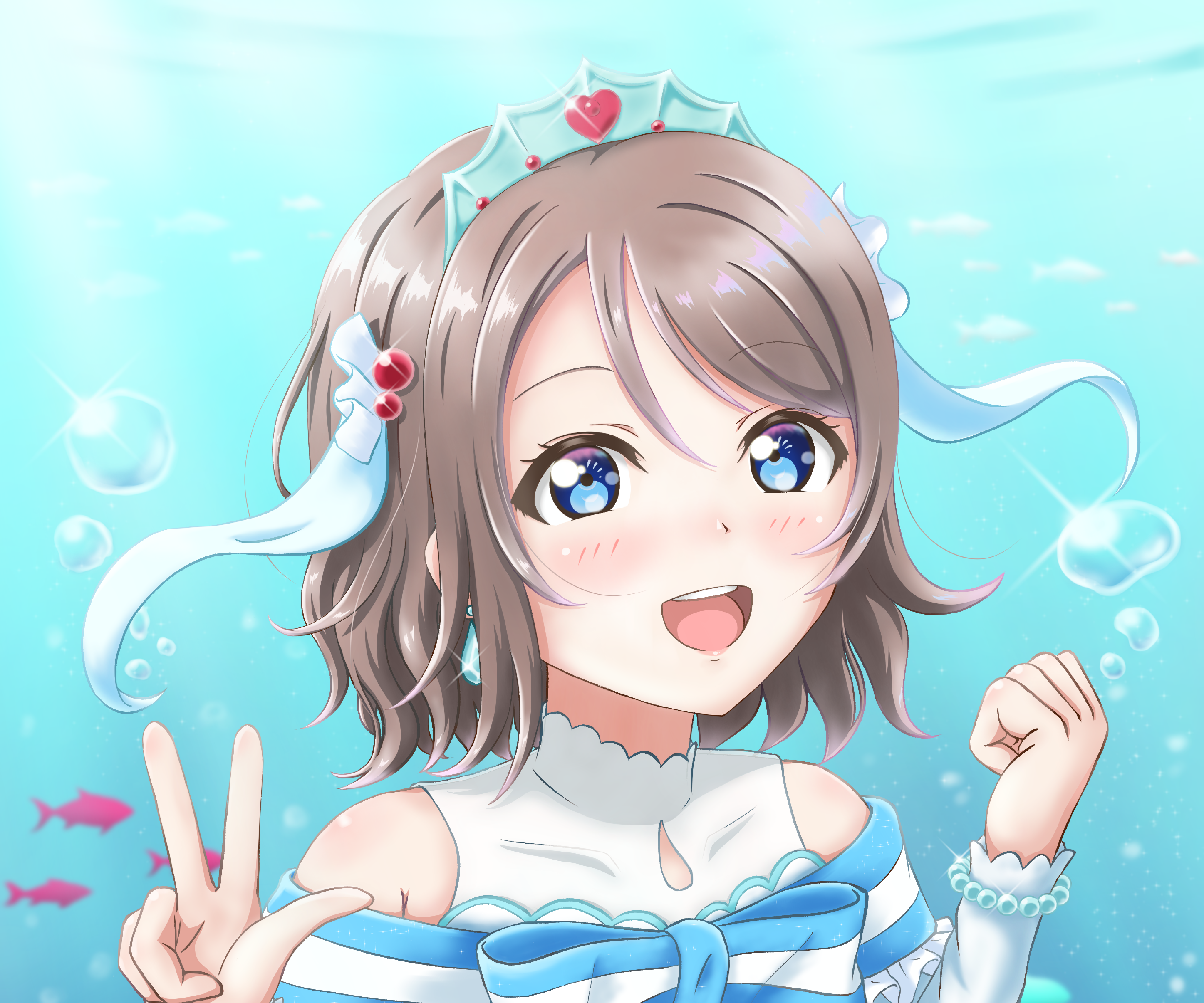 You Watanabe from Love Live! Sunshine!! HD Wallpaper