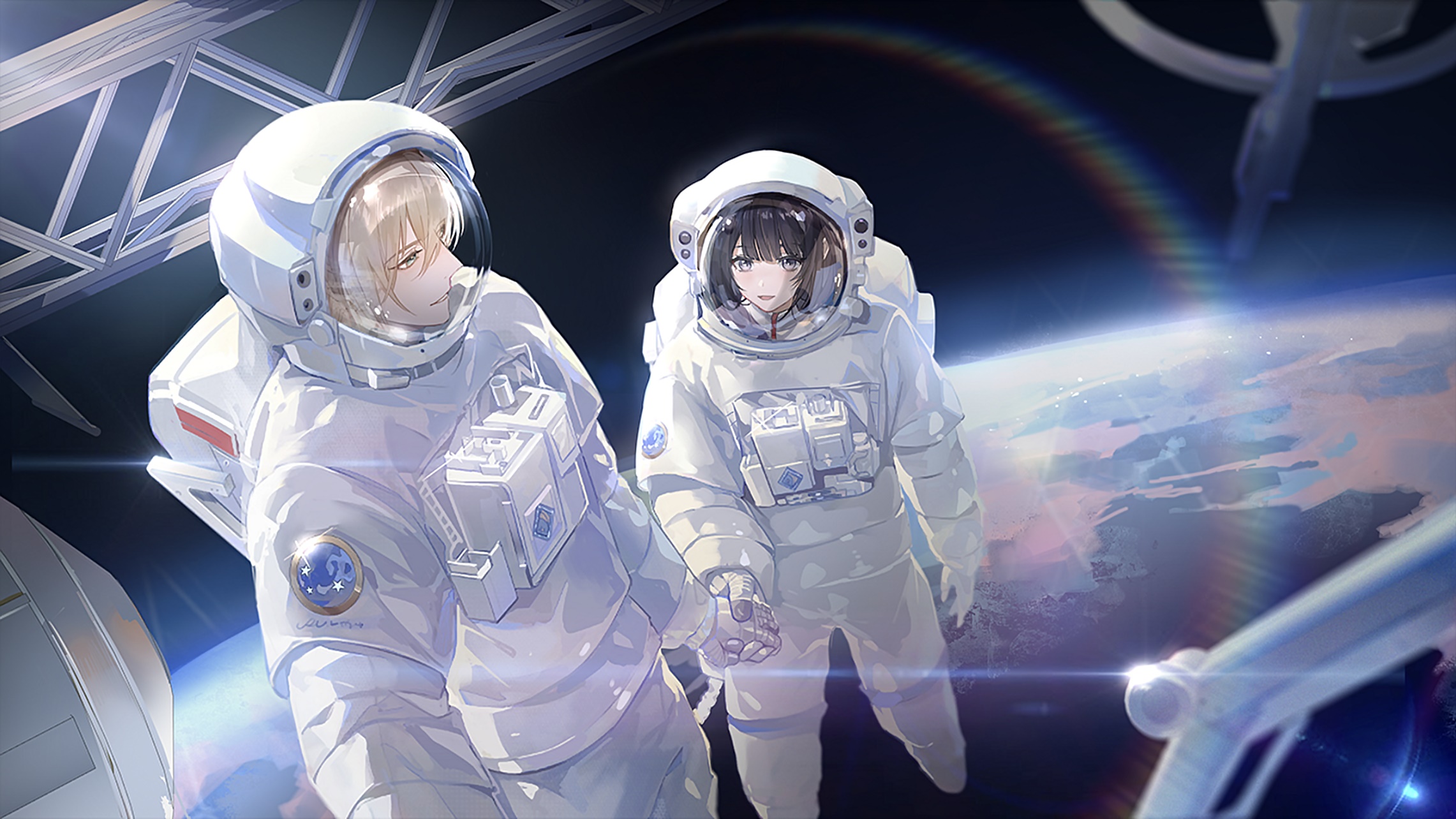 Alkaid from For All Time as Astronauts in Space HD Wallpaper