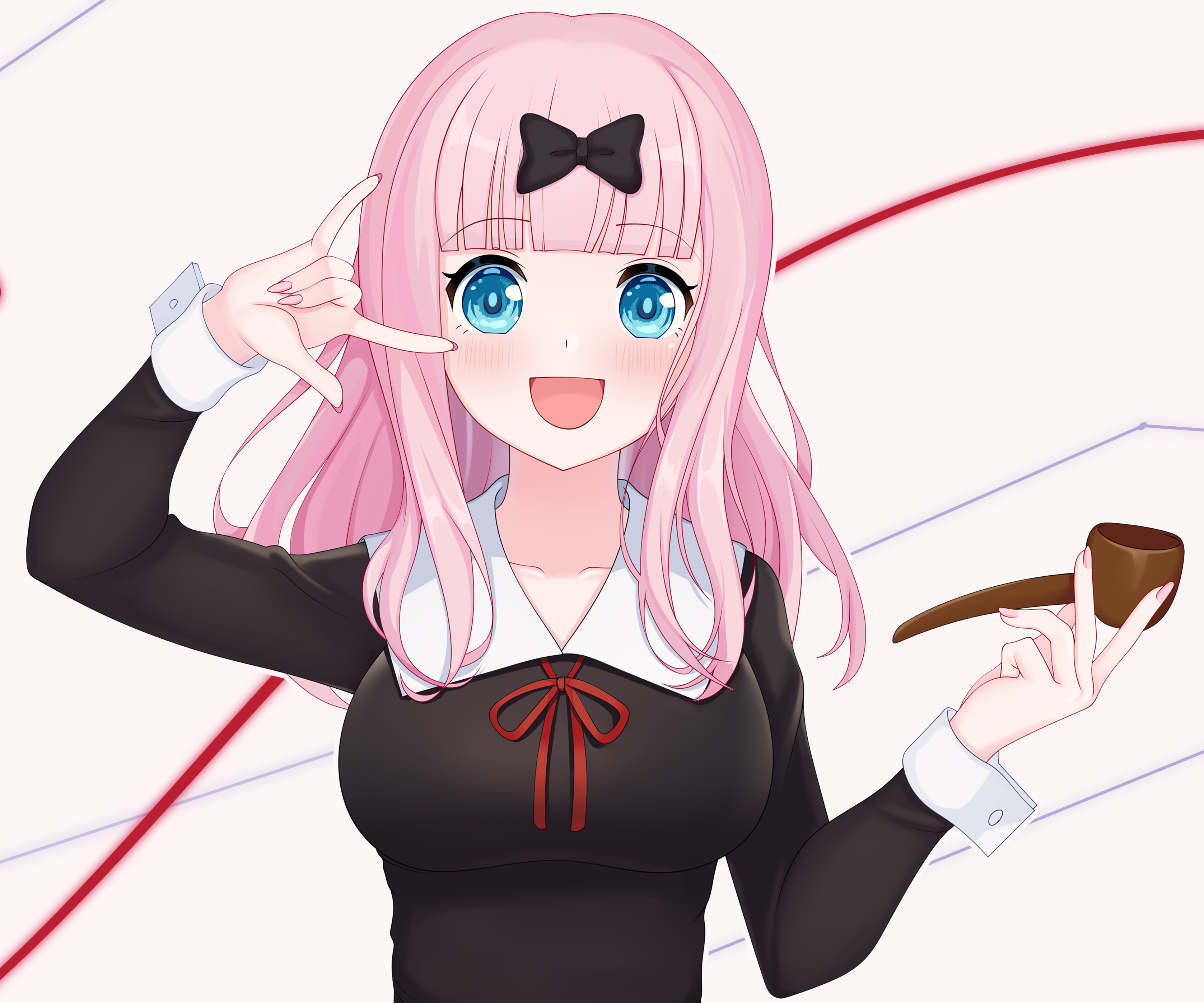 Chika Fujiwara from Kaguya-sama: Love Is War HD Wallpaper