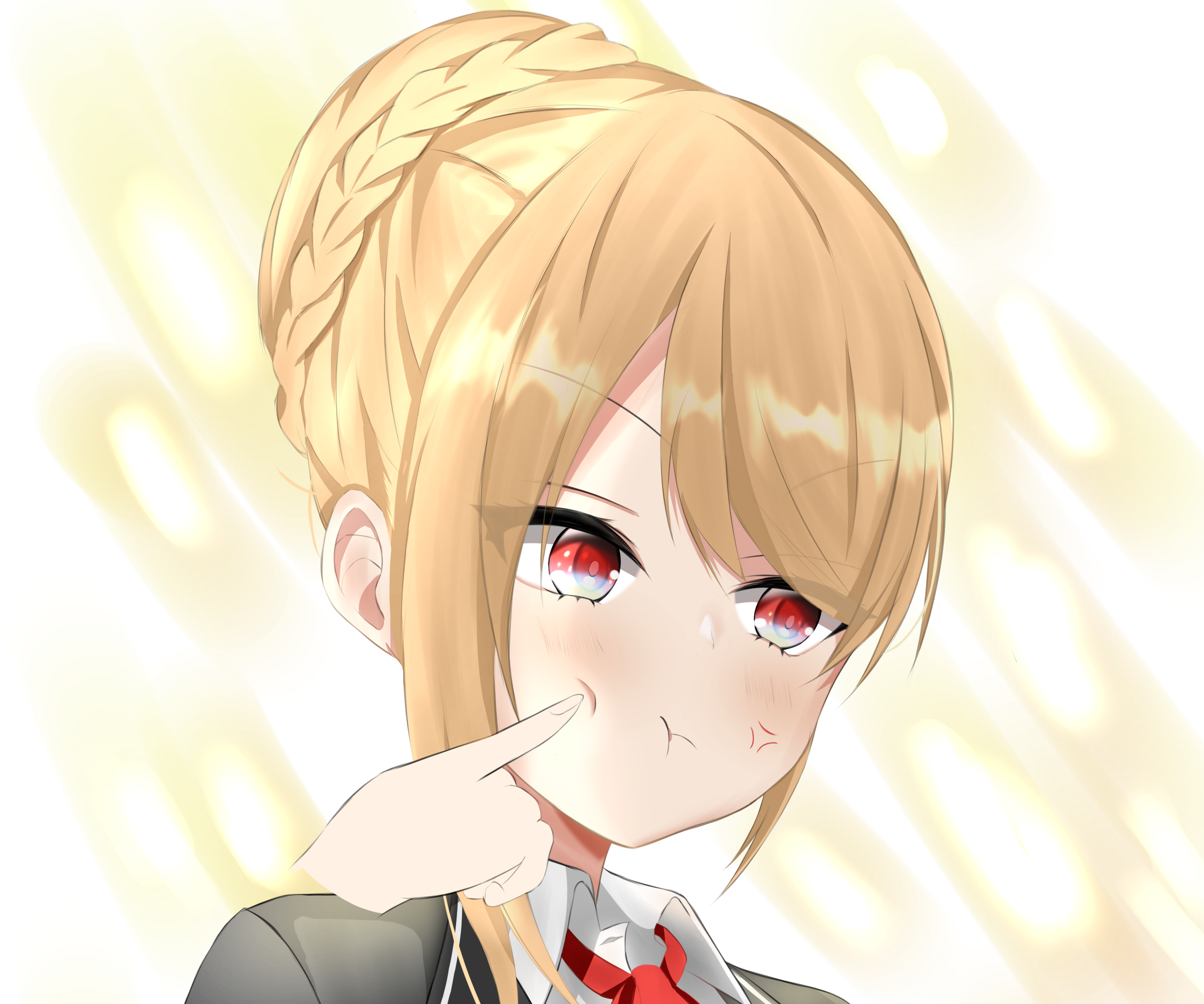 Angelica Rapha Redgrave from Trapped In A Dating Sim HD Wallpaper