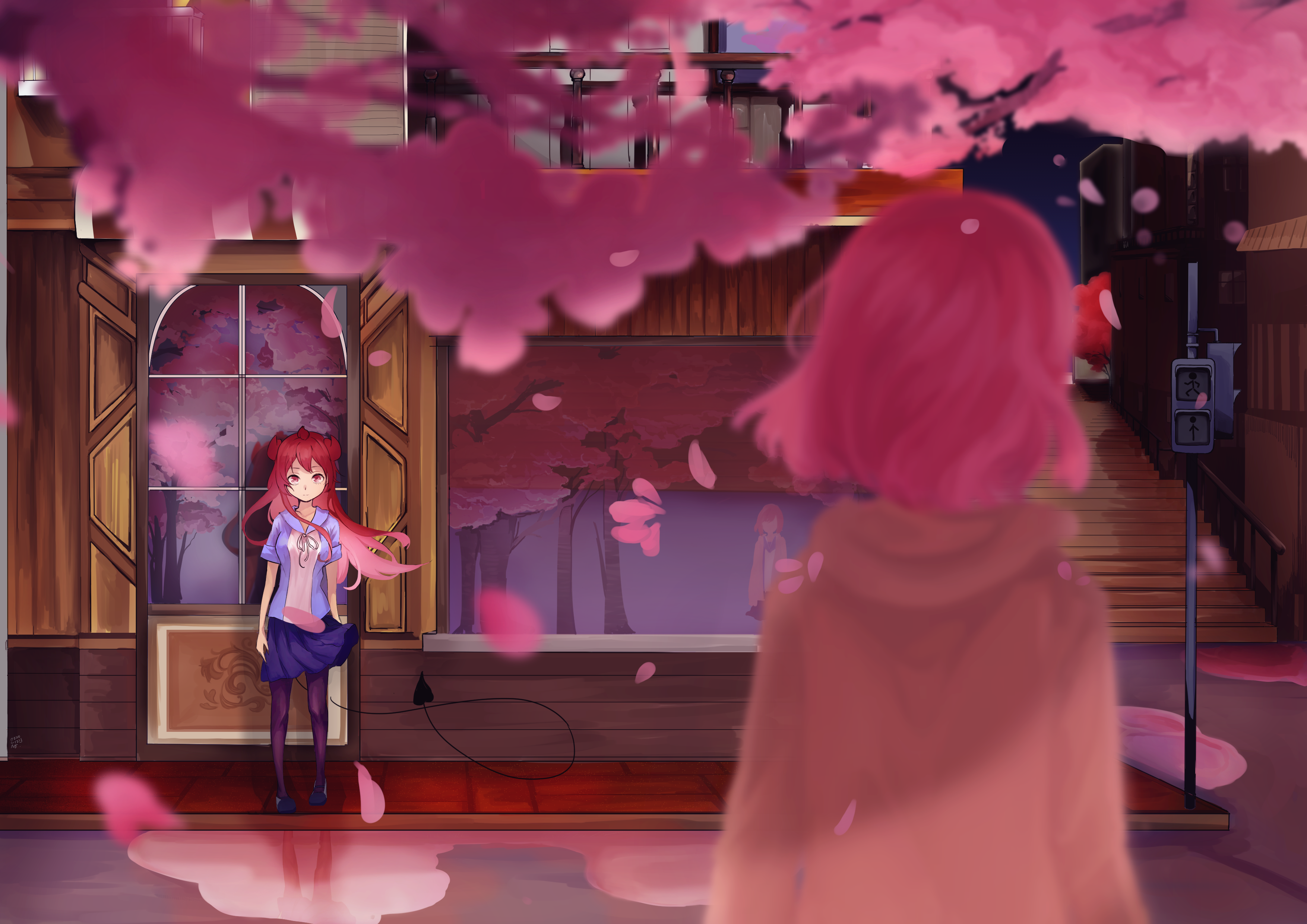 Shamiko from The Demon Girl Next Door HD Wallpaper