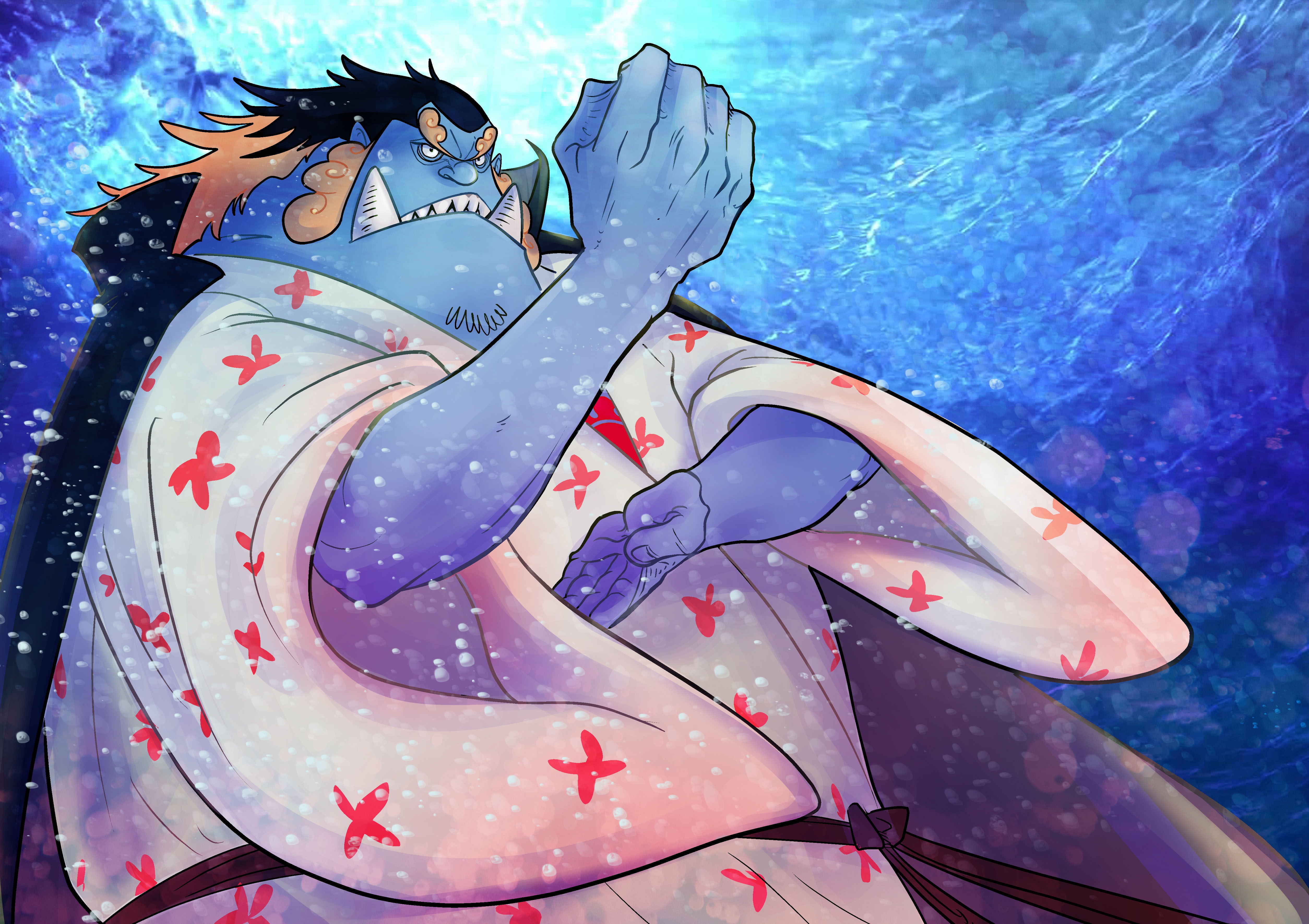 Jinbe from One Piece 4K HD Wallpaper
