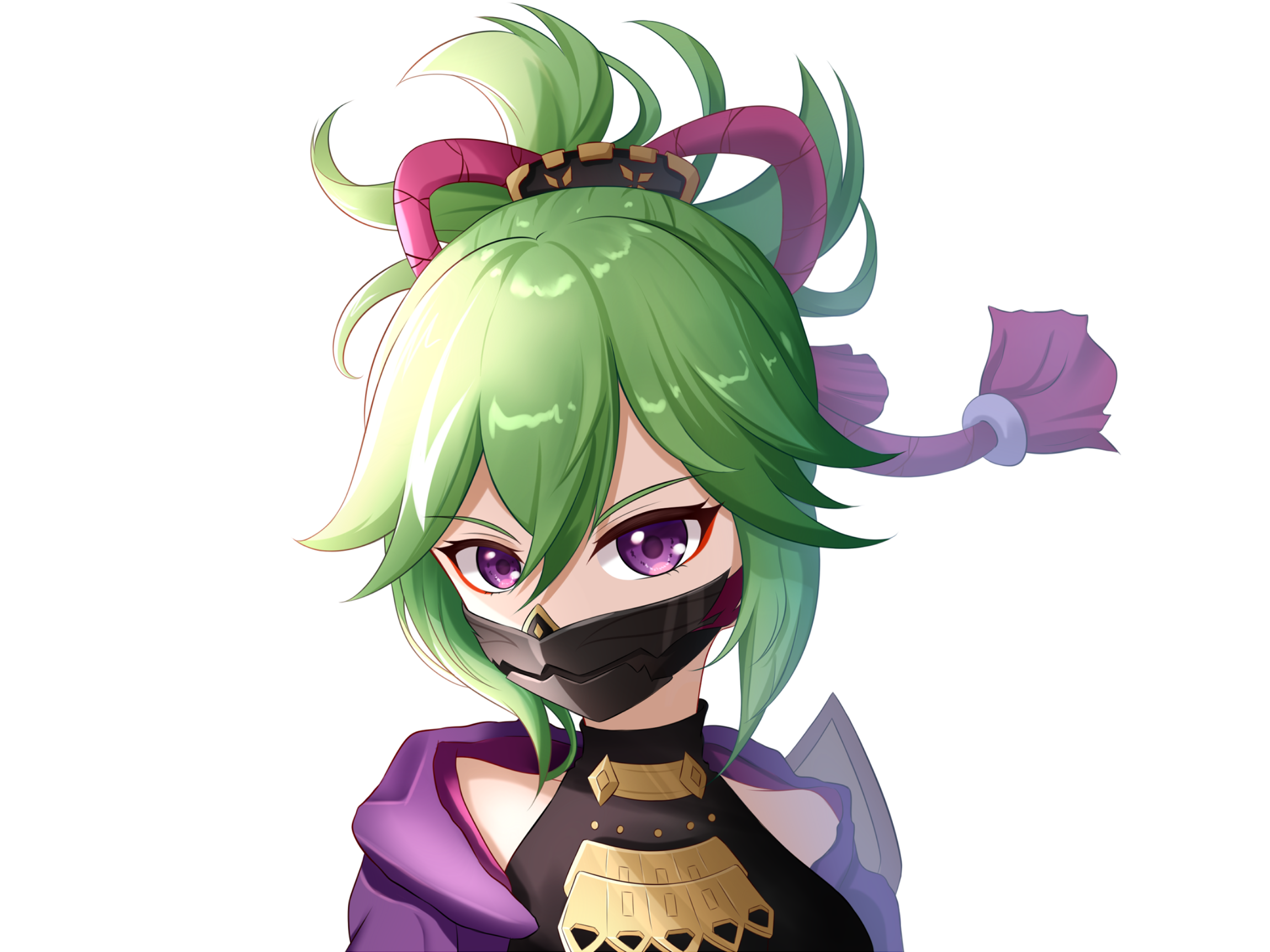 Kuki Shinobu from Genshin Impact HD Wallpaper
