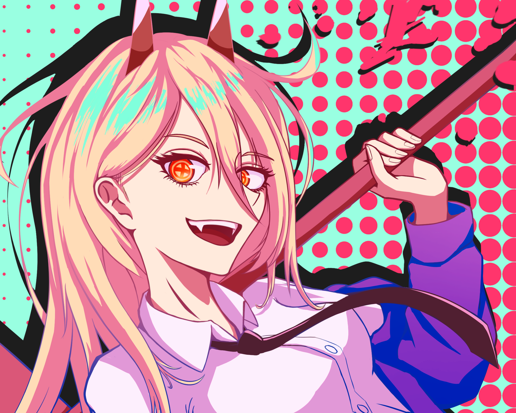 Power from Chainsaw Man HD Wallpaper