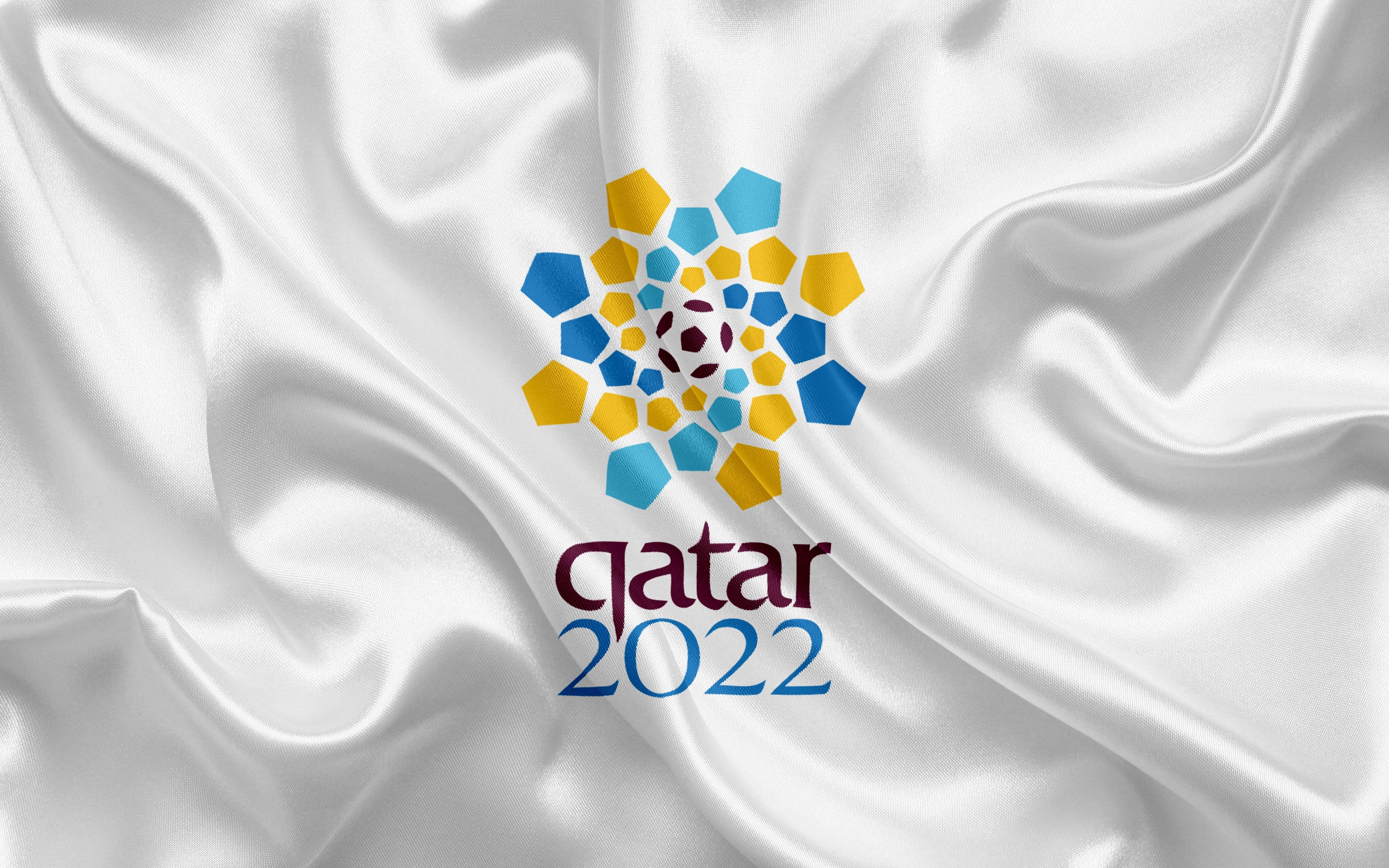 2022 FIFA World Cup Qatar logo 4K HD Wallpaper