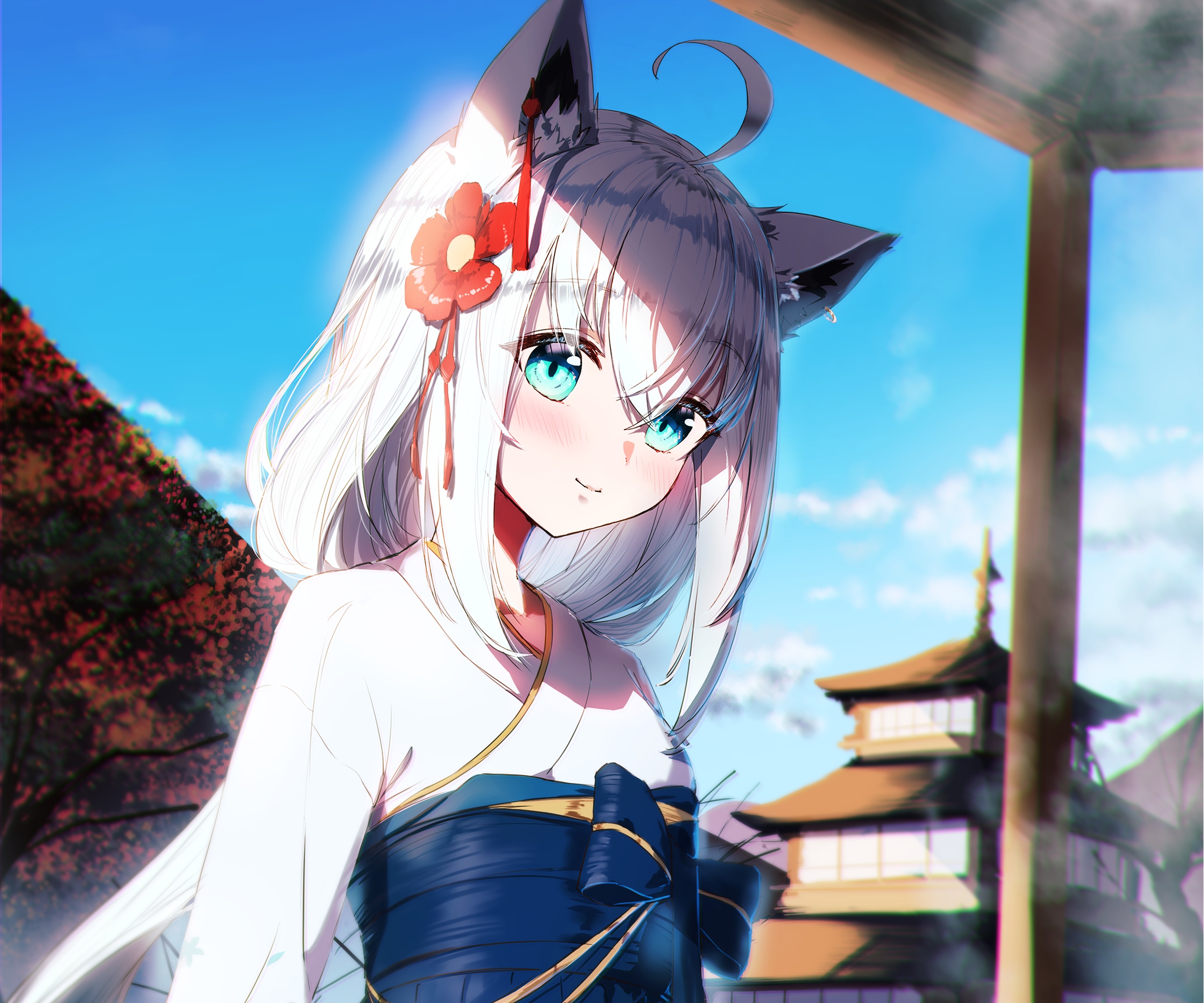 Shirakami Fubuki from Hololive HD Wallpaper