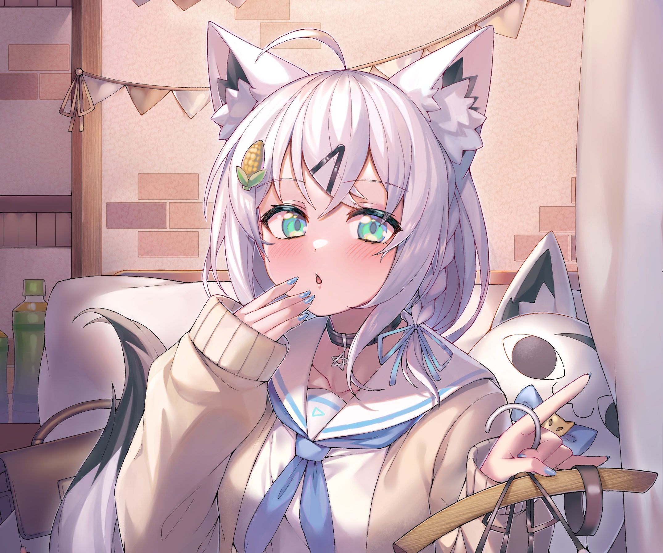 Shirakami Fubuki from Hololive HD Wallpaper