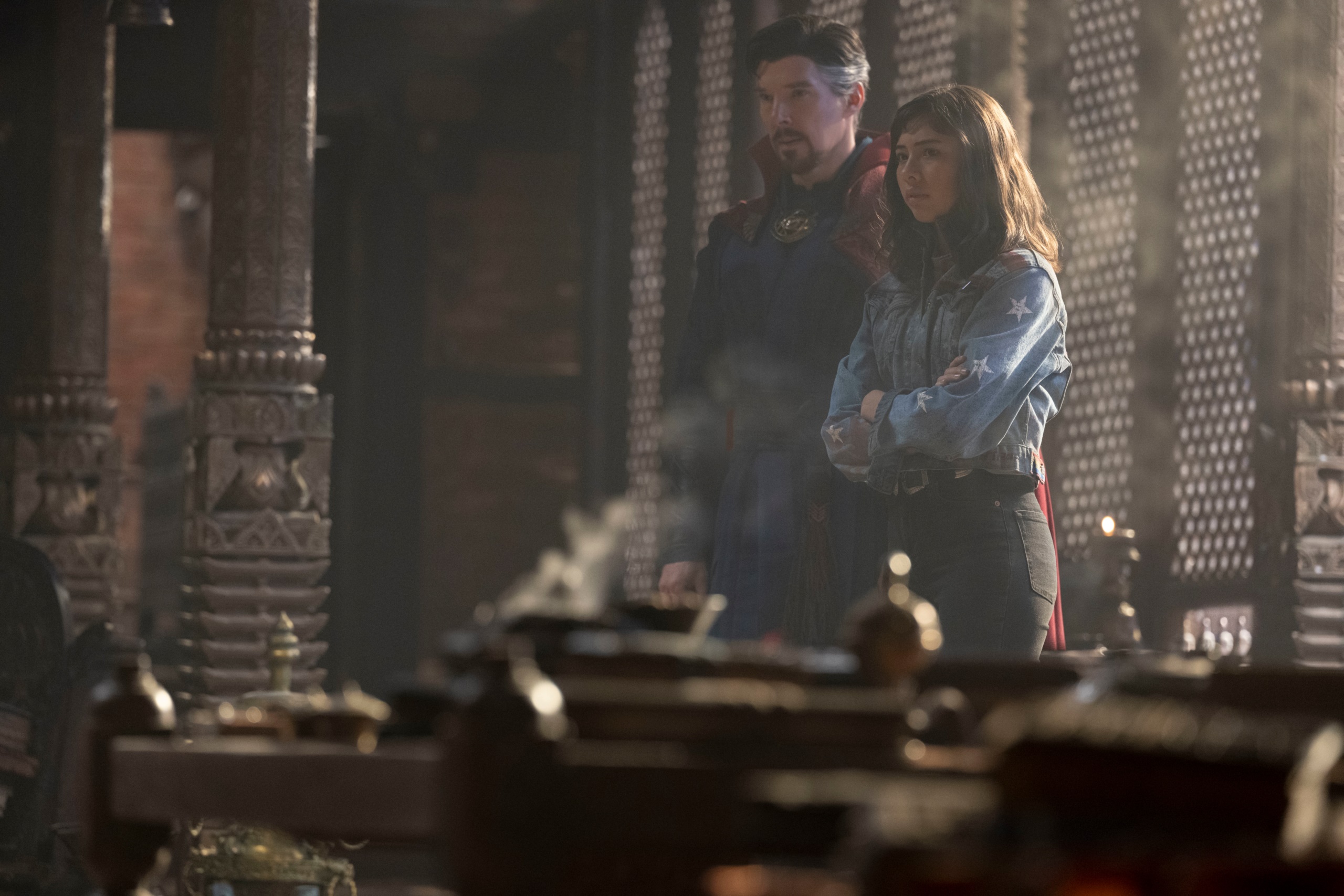 Doctor Strange and America Chavez in the Multiverse of Madness HD Wallpaper