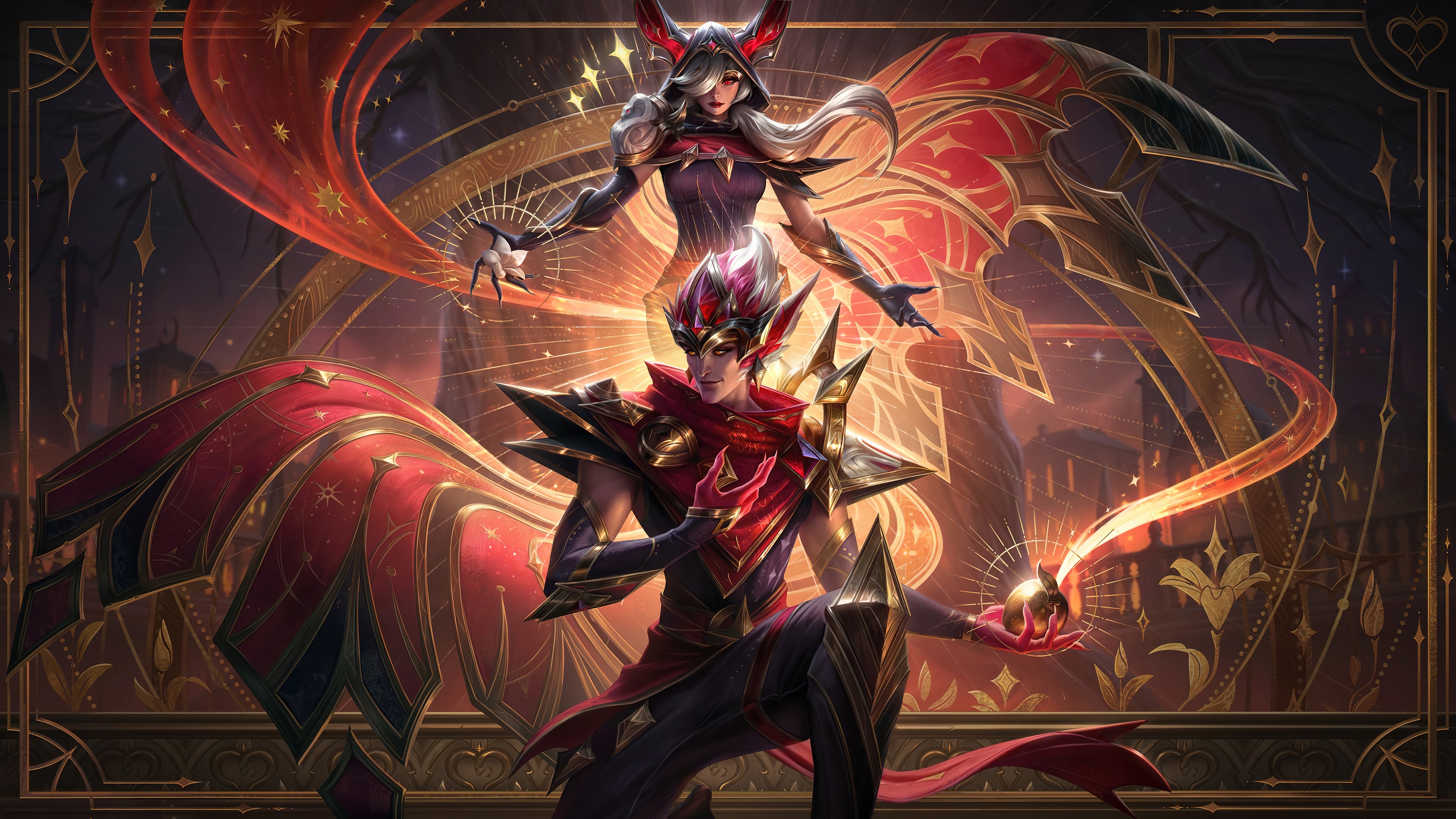 Arcana Xayah & Rakan from League of Legends HD Wallpaper