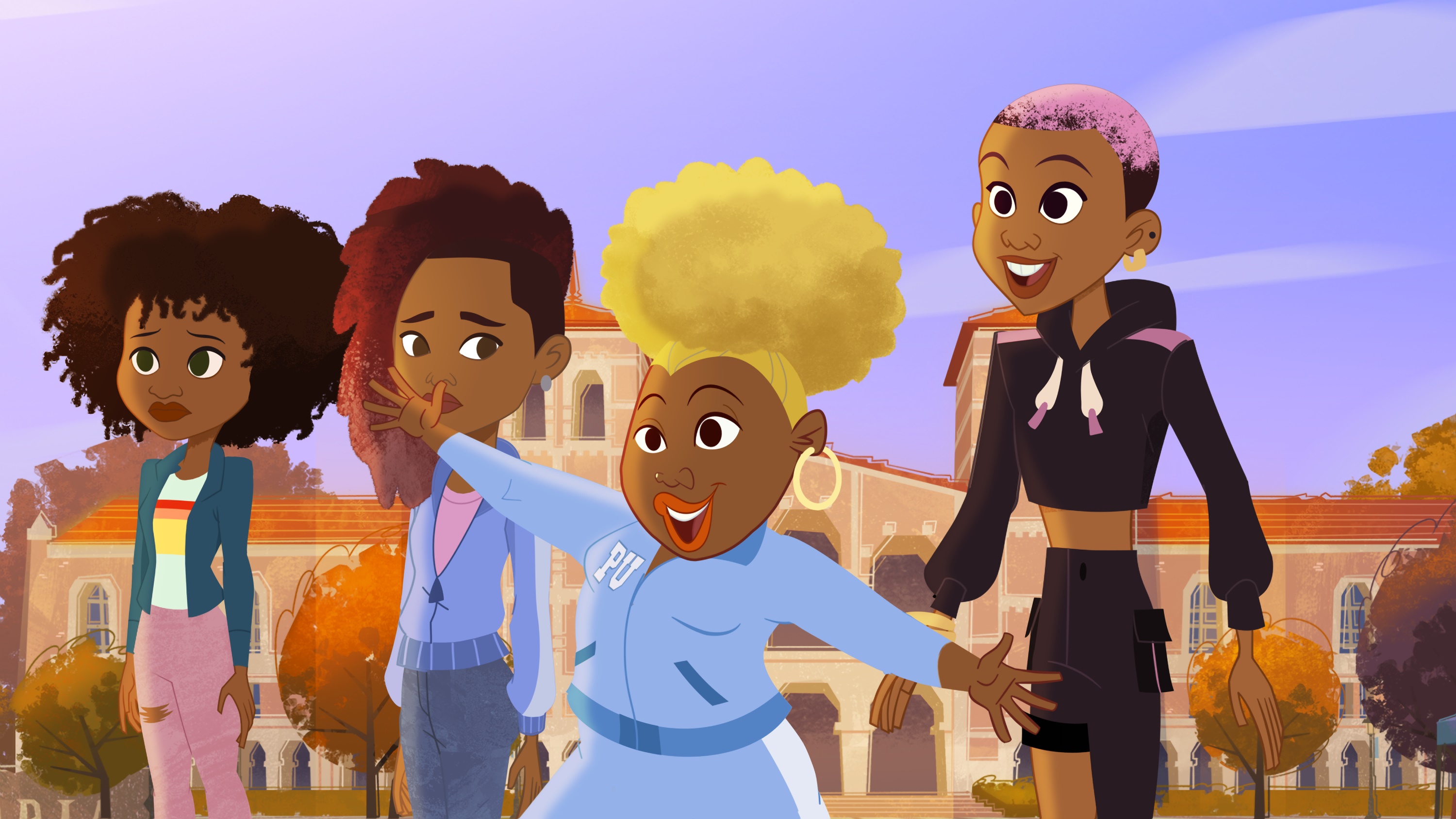 The Proud Family: Louder and Prouder characters HD Wallpaper
