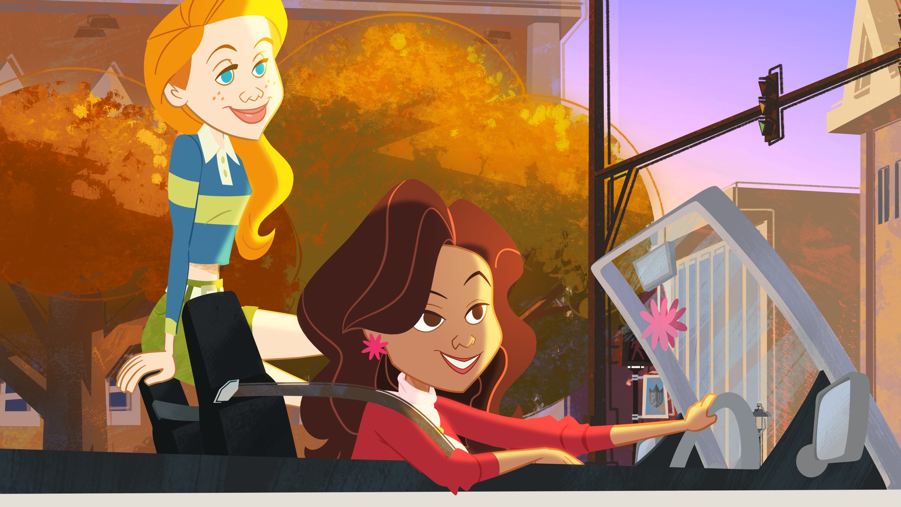 Penny Proud and Dijonay Jones from The Proud Family: Louder And Prouder HD Wallpaper