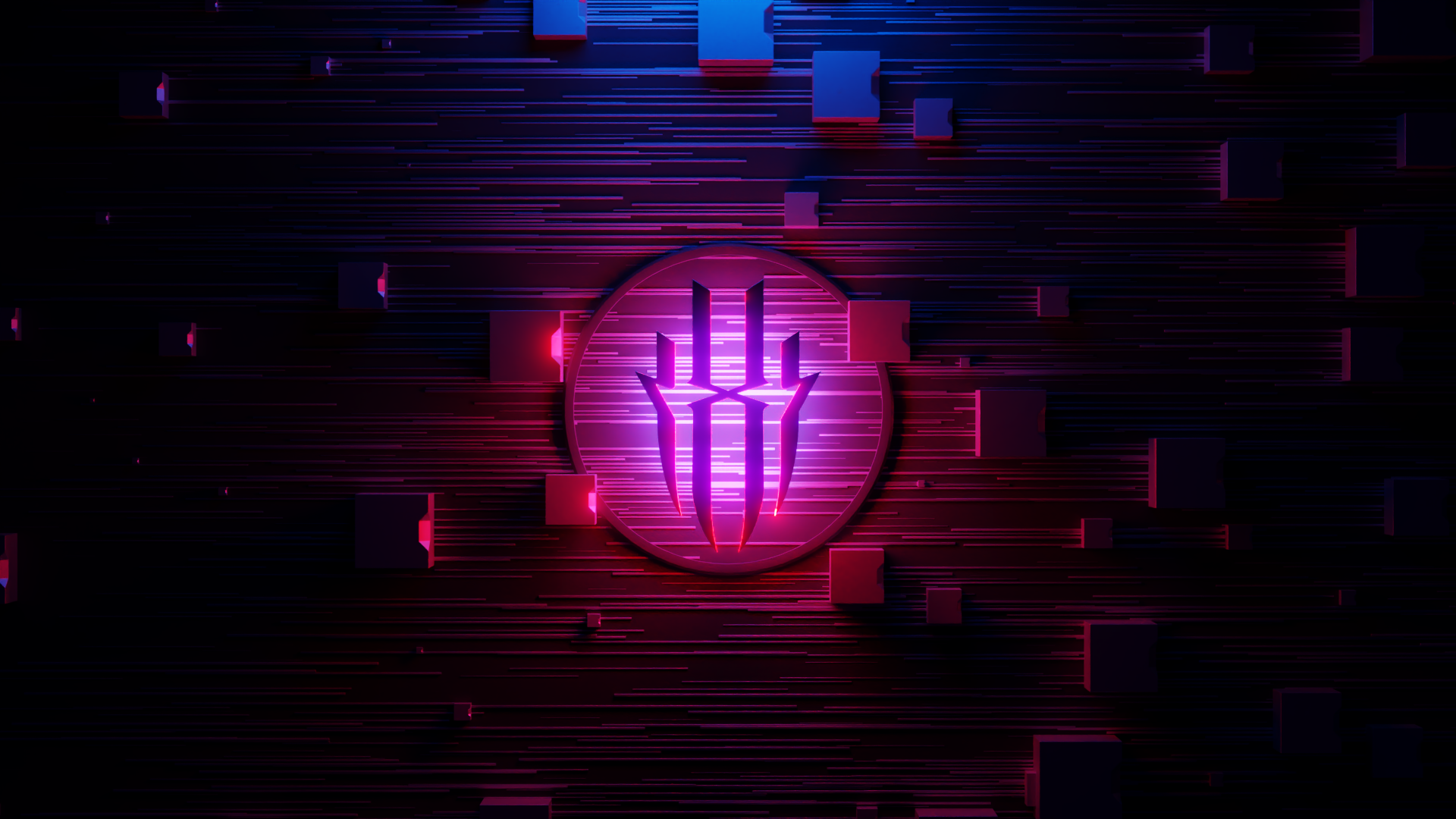 RedMagic logo on abstract digital background HD Wallpaper