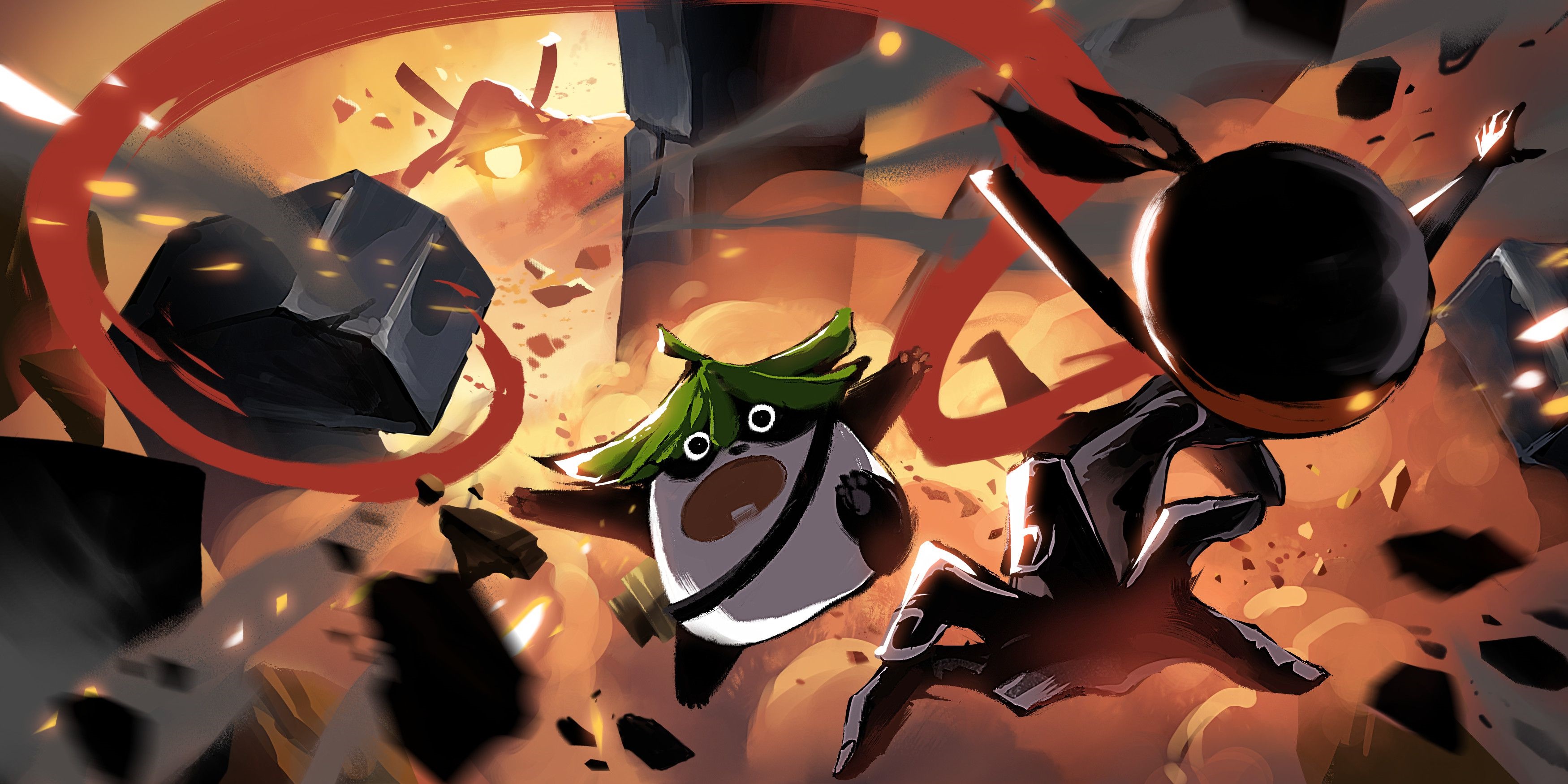 Ninja Must Die 3 characters in action HD Wallpaper