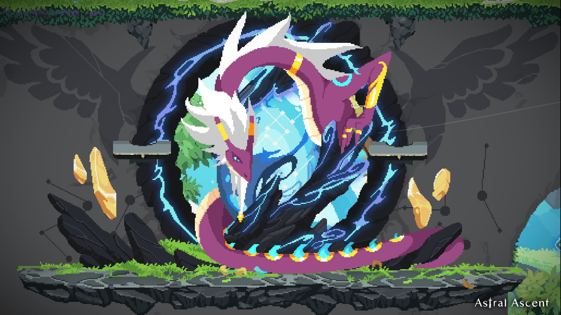 Astral Ascent Dragon Portal HD Wallpaper