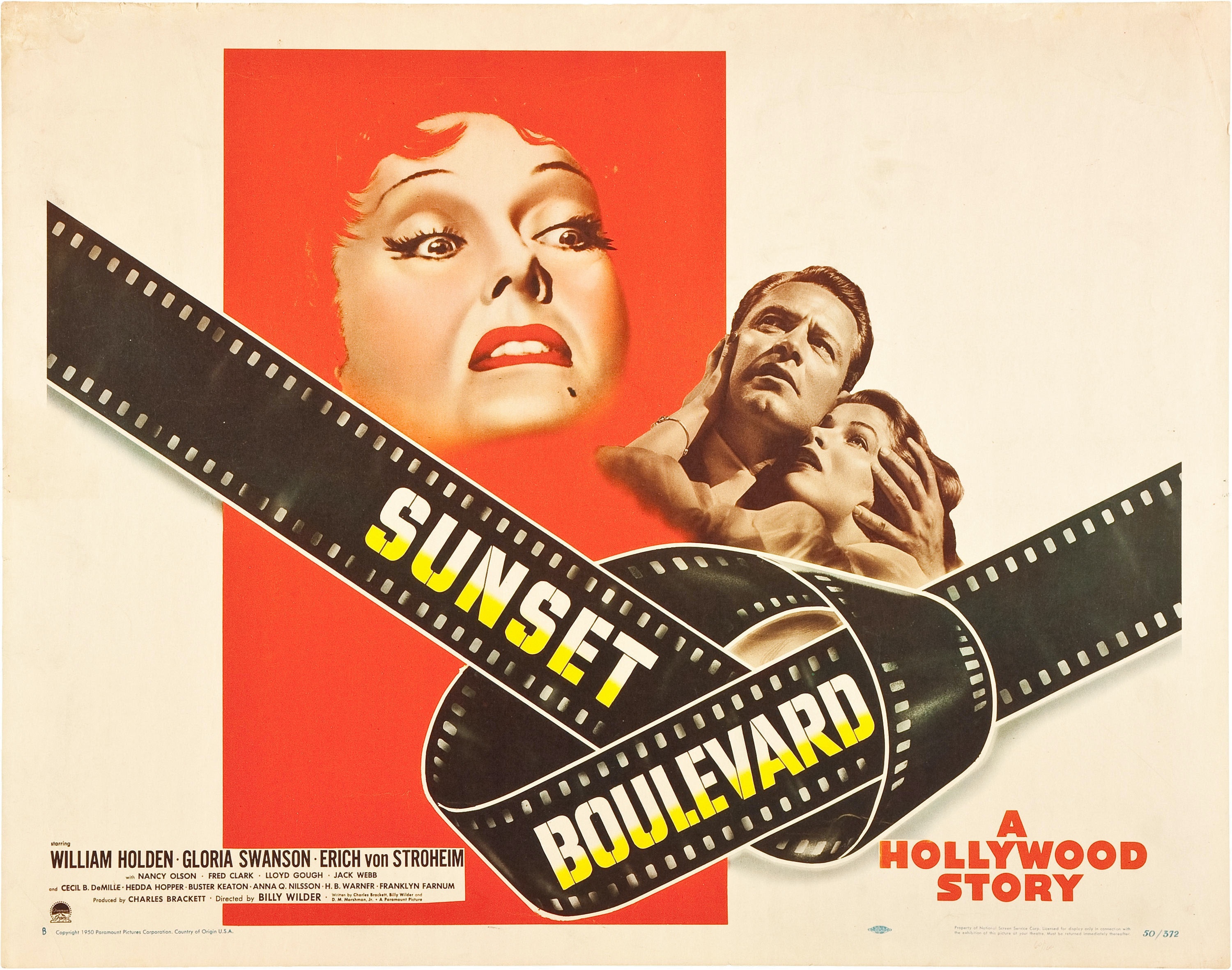 Sunset Boulevard A Hollywood Story Movie Poster HD Wallpaper