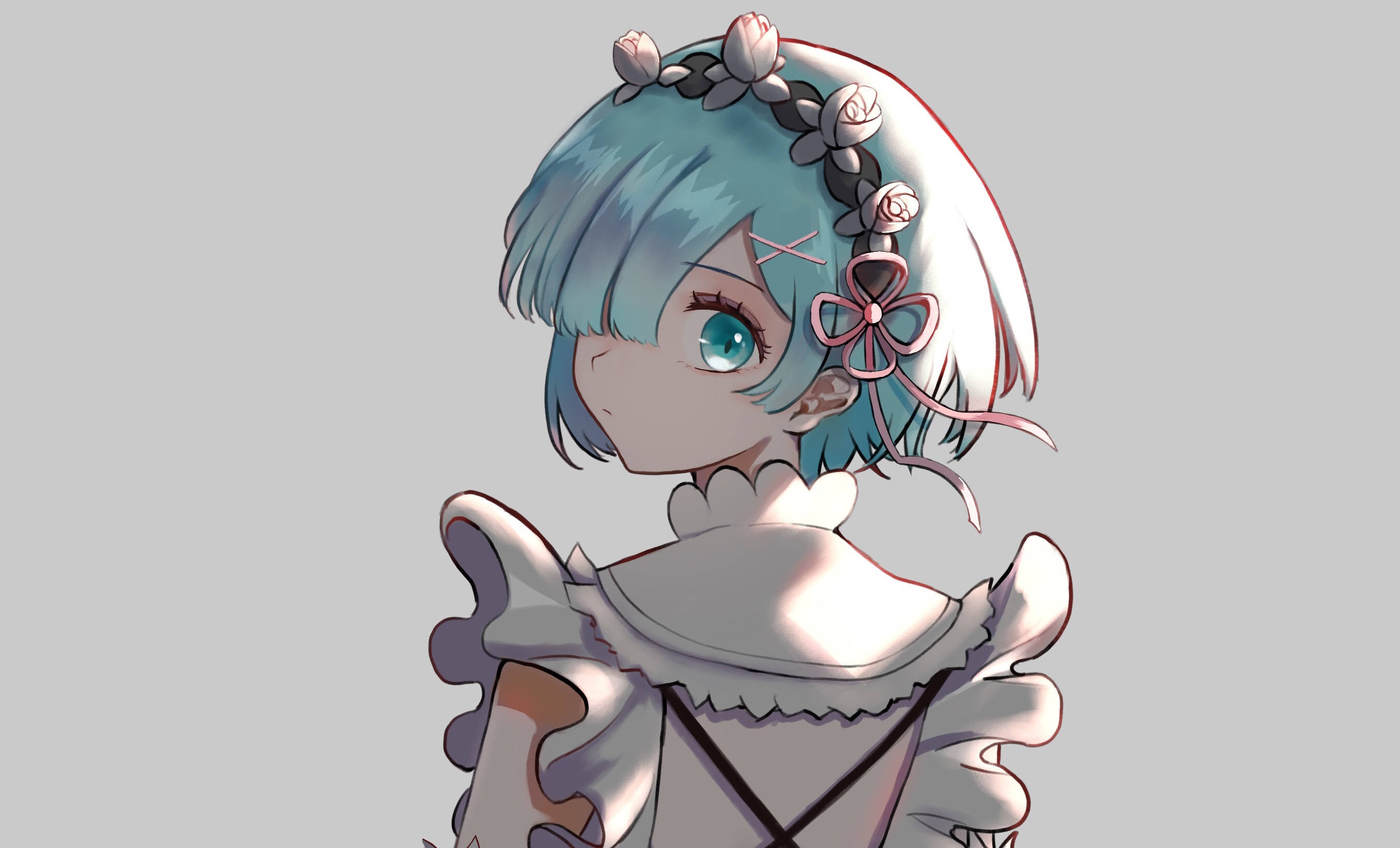 Rem from Re:ZERO -Starting Life In Another World- HD Wallpaper