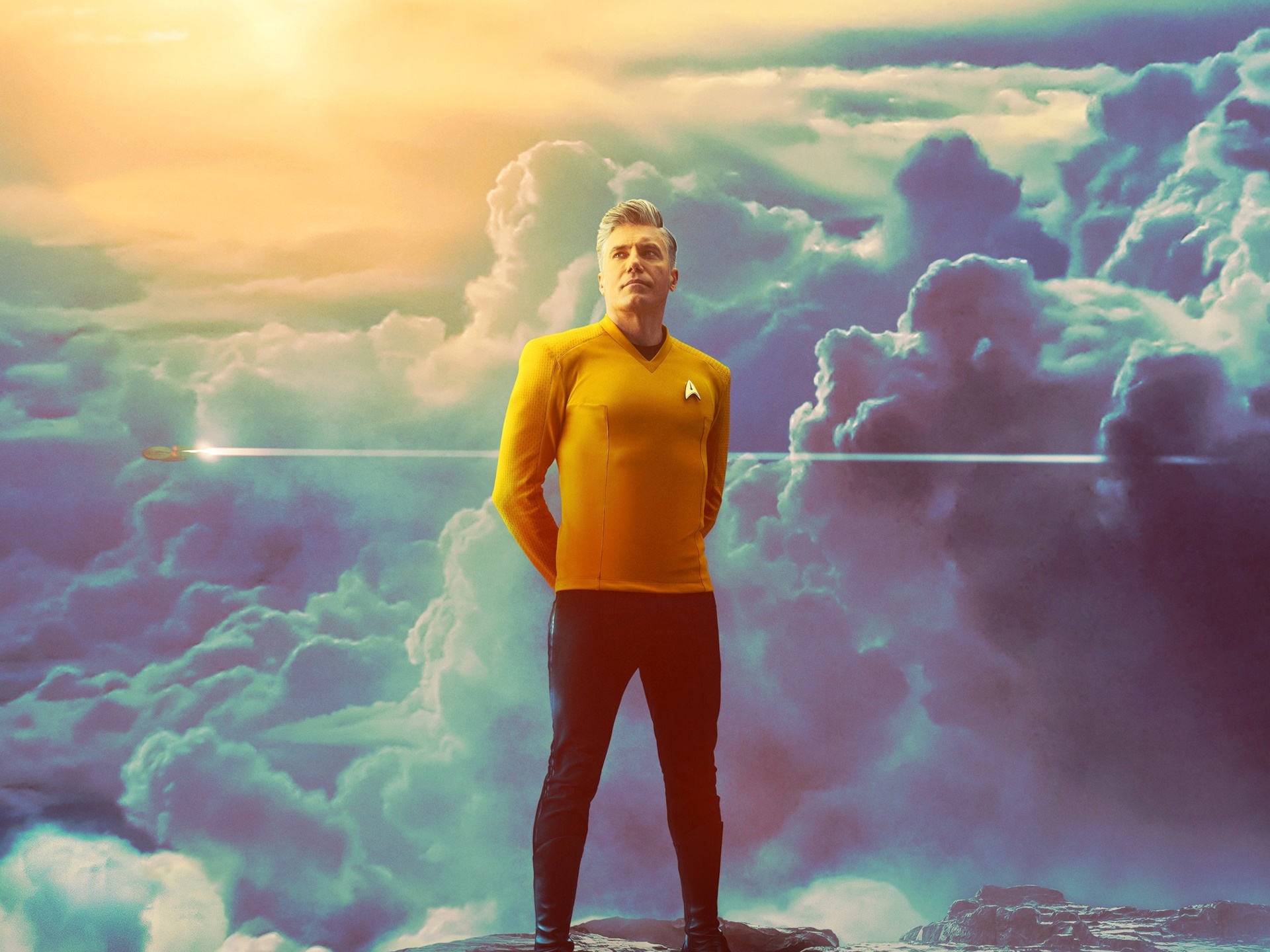 Christopher Pike from Star Trek: Strange New Worlds HD Wallpaper