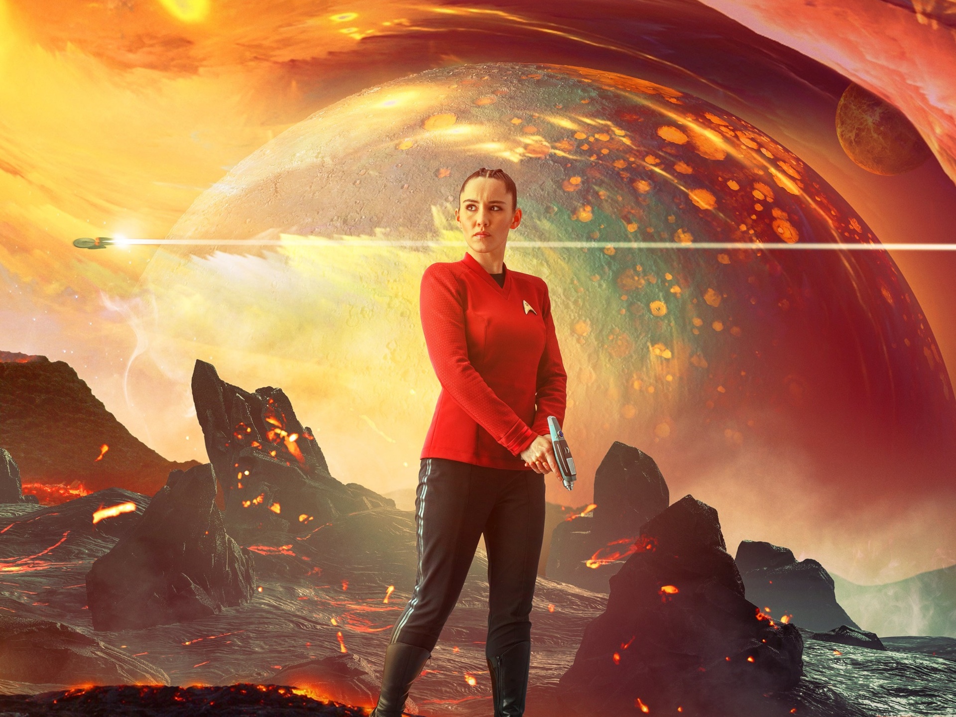 La'an Noonien-Singh from Star Trek: Strange New Worlds HD Wallpaper