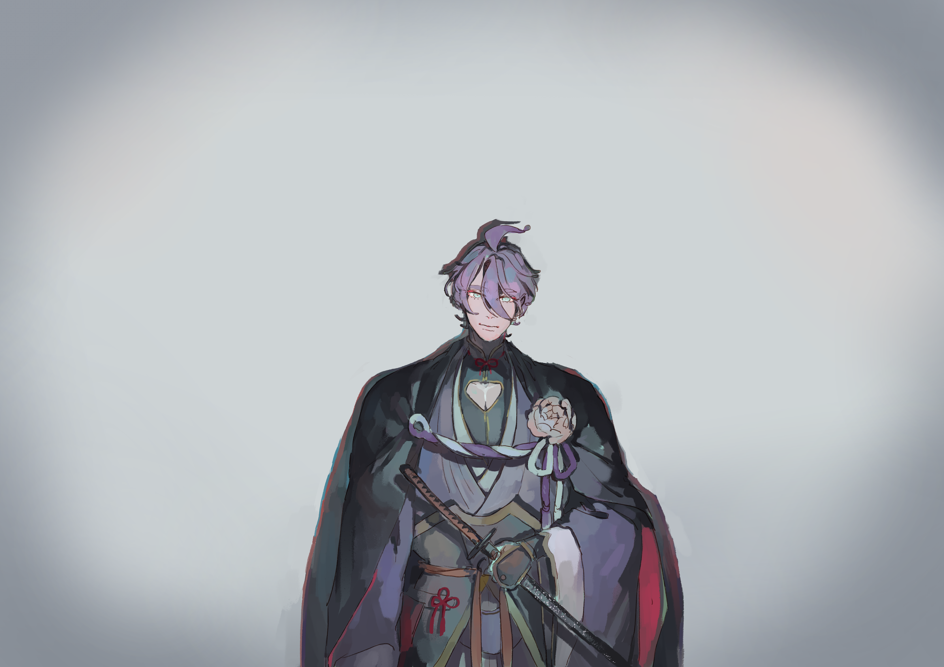 Kasen Kanesada from Touken Ranbu HD Wallpaper