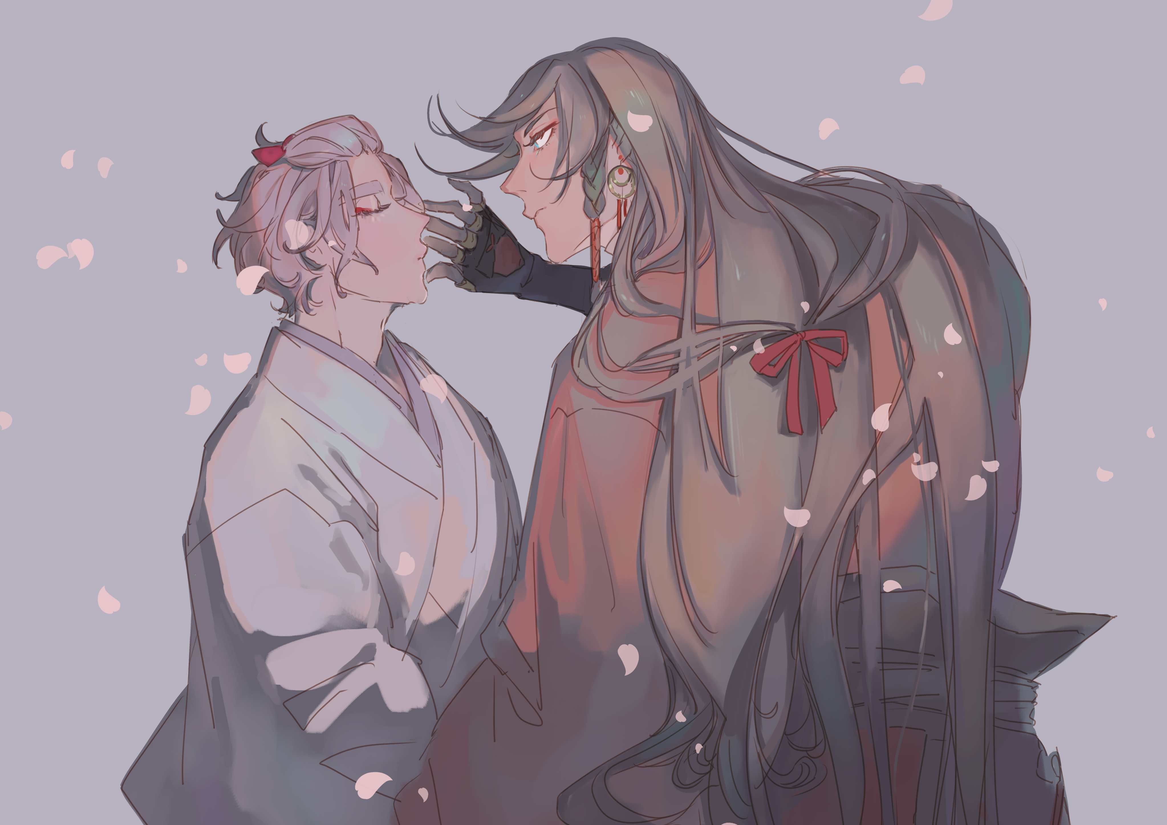 Kasen Kanesada and Izumi no Kami Kanesada from Touken Ranbu 4K HD Wallpaper