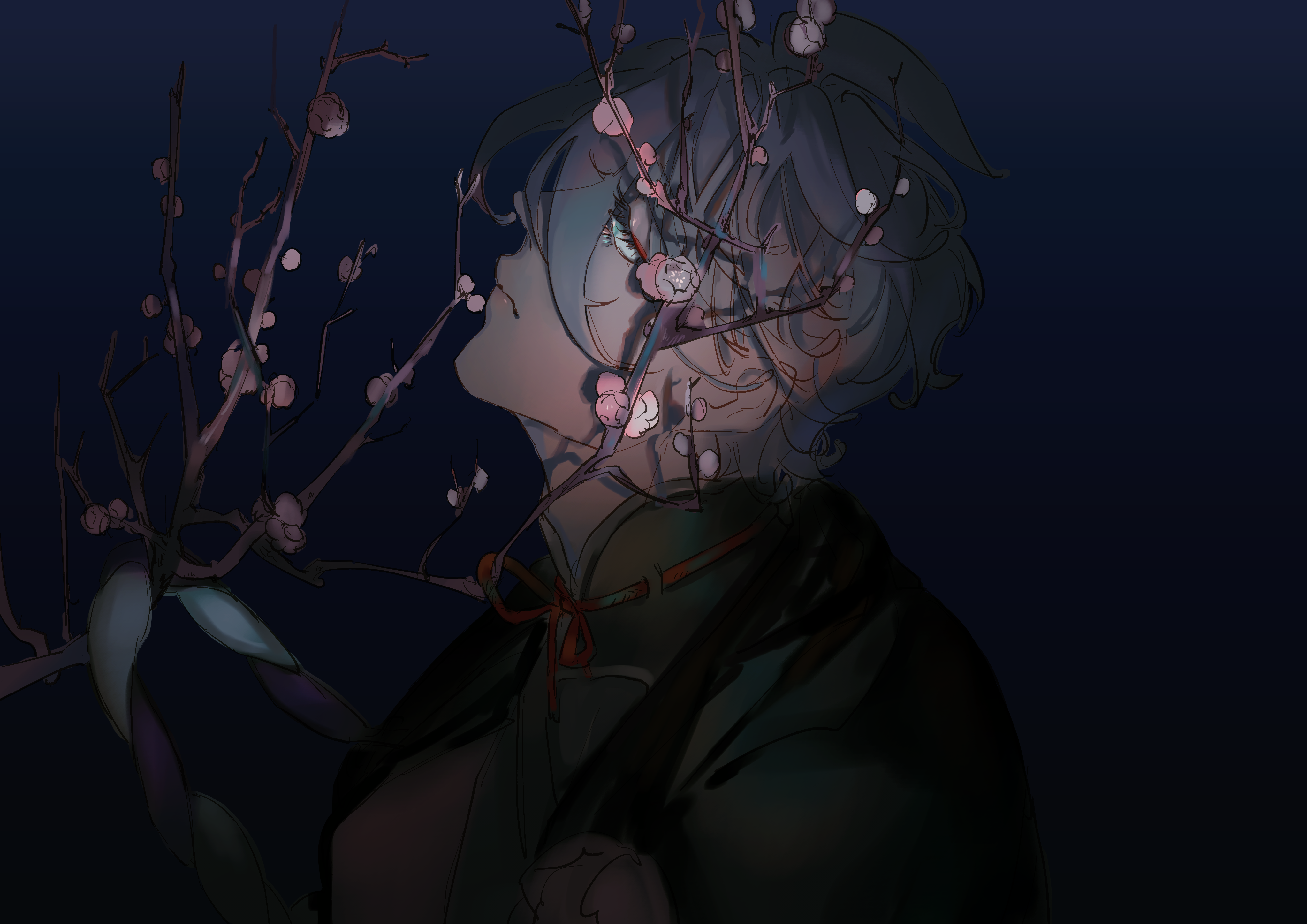 Kasen Kanesada from Touken Ranbu 4K HD Wallpaper