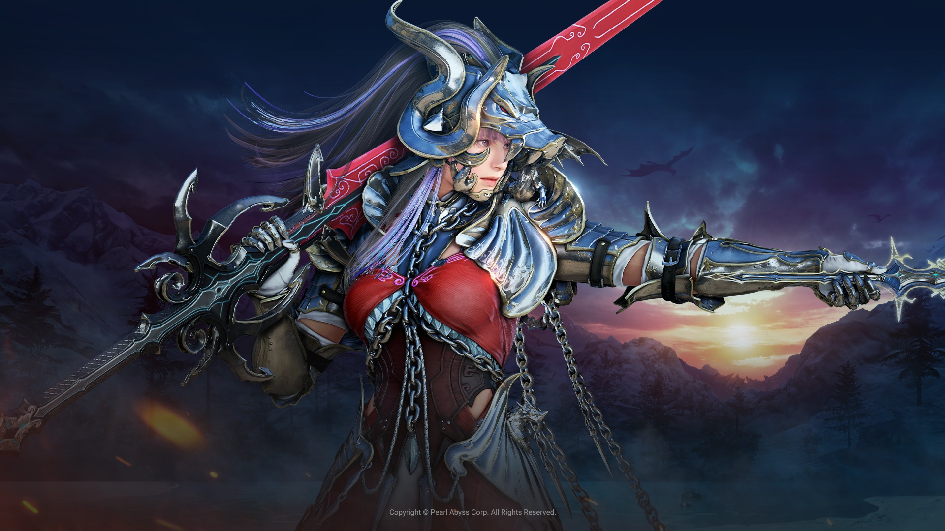 Warrior with ornate armor and sword from Black Desert Online HD Wallpaper