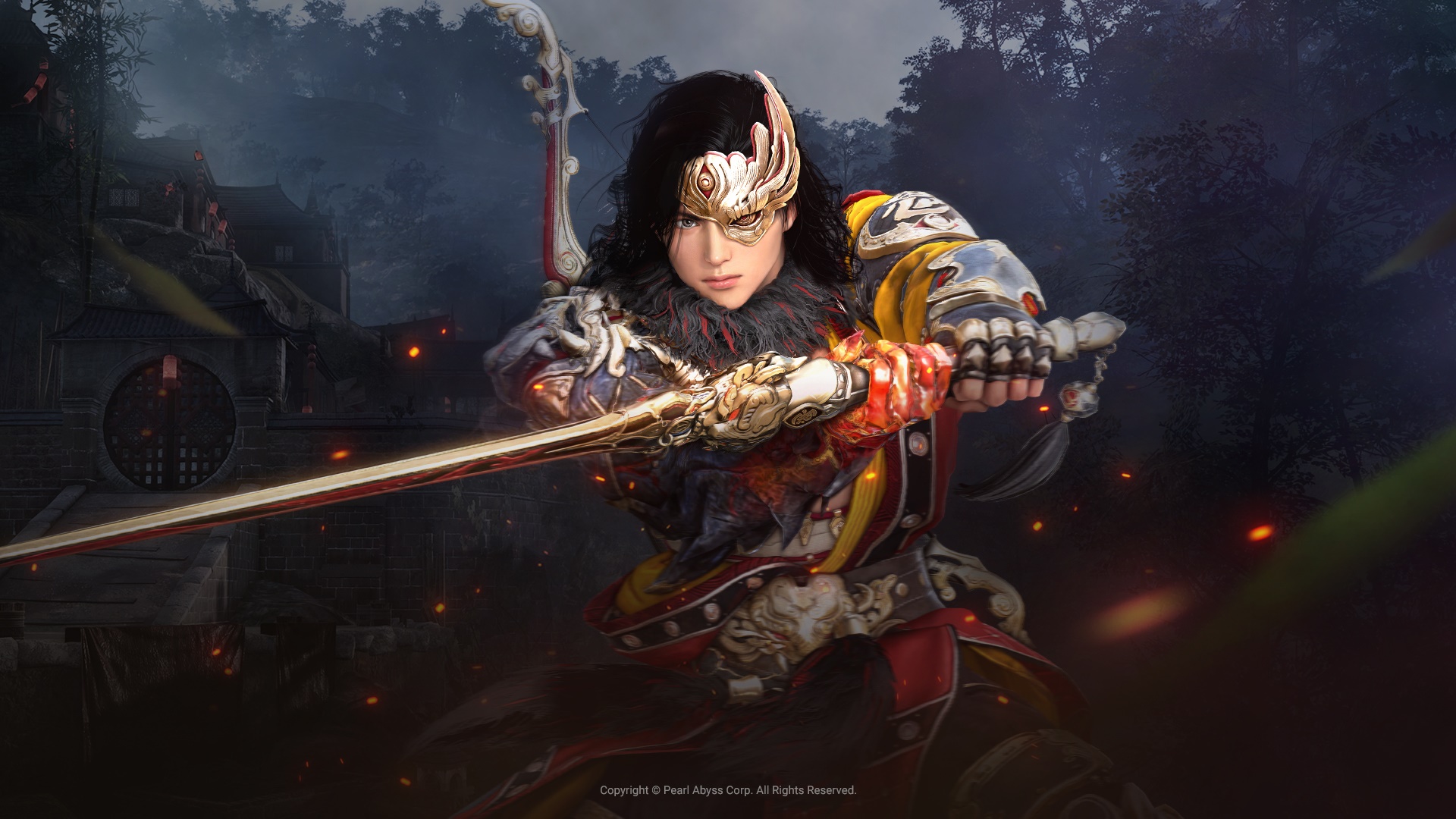 Warrior with sword from Black Desert Online HD Wallpaper