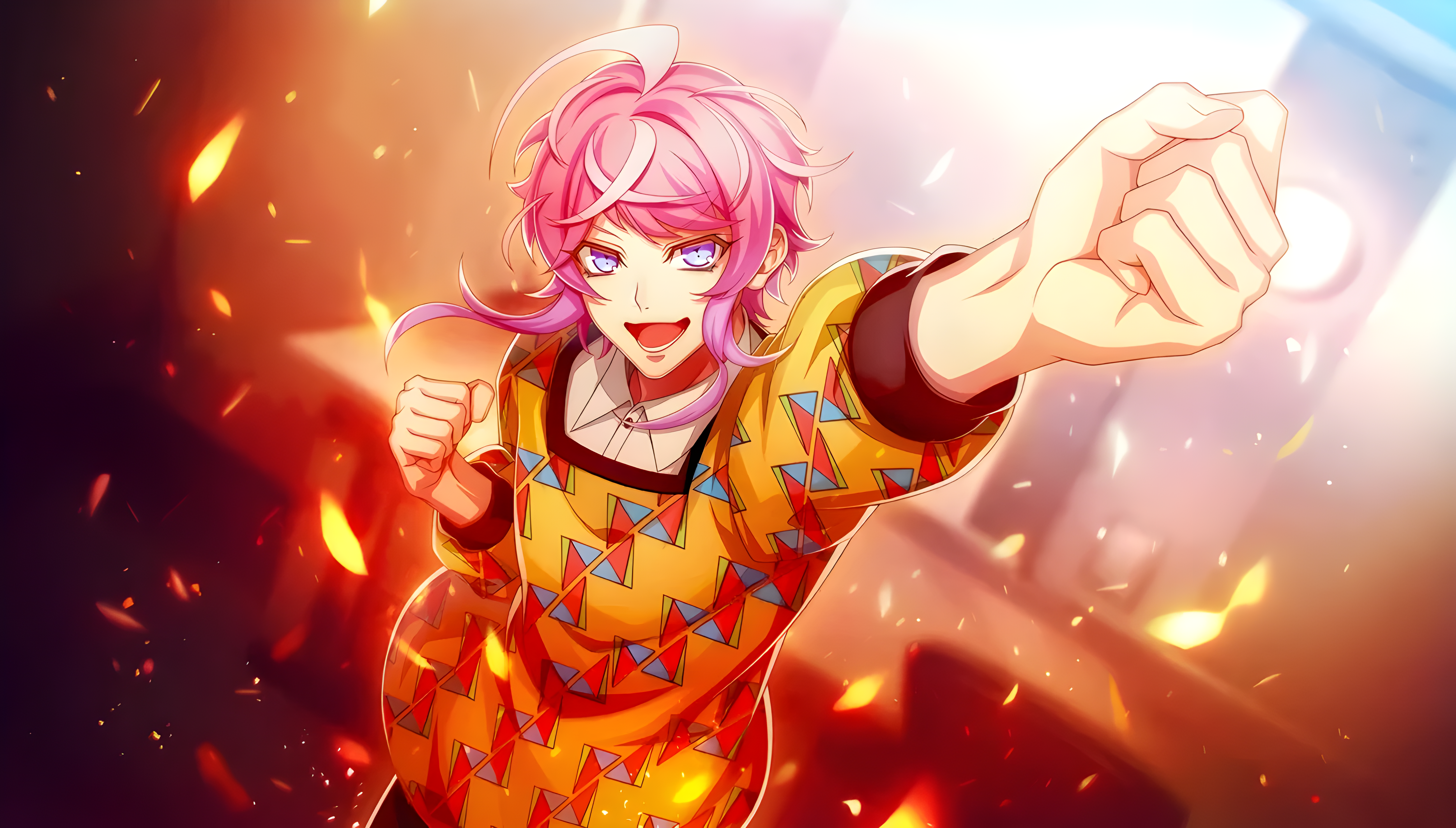 Ramuda Amemura from Hypnosis Mic 4K HD Wallpaper
