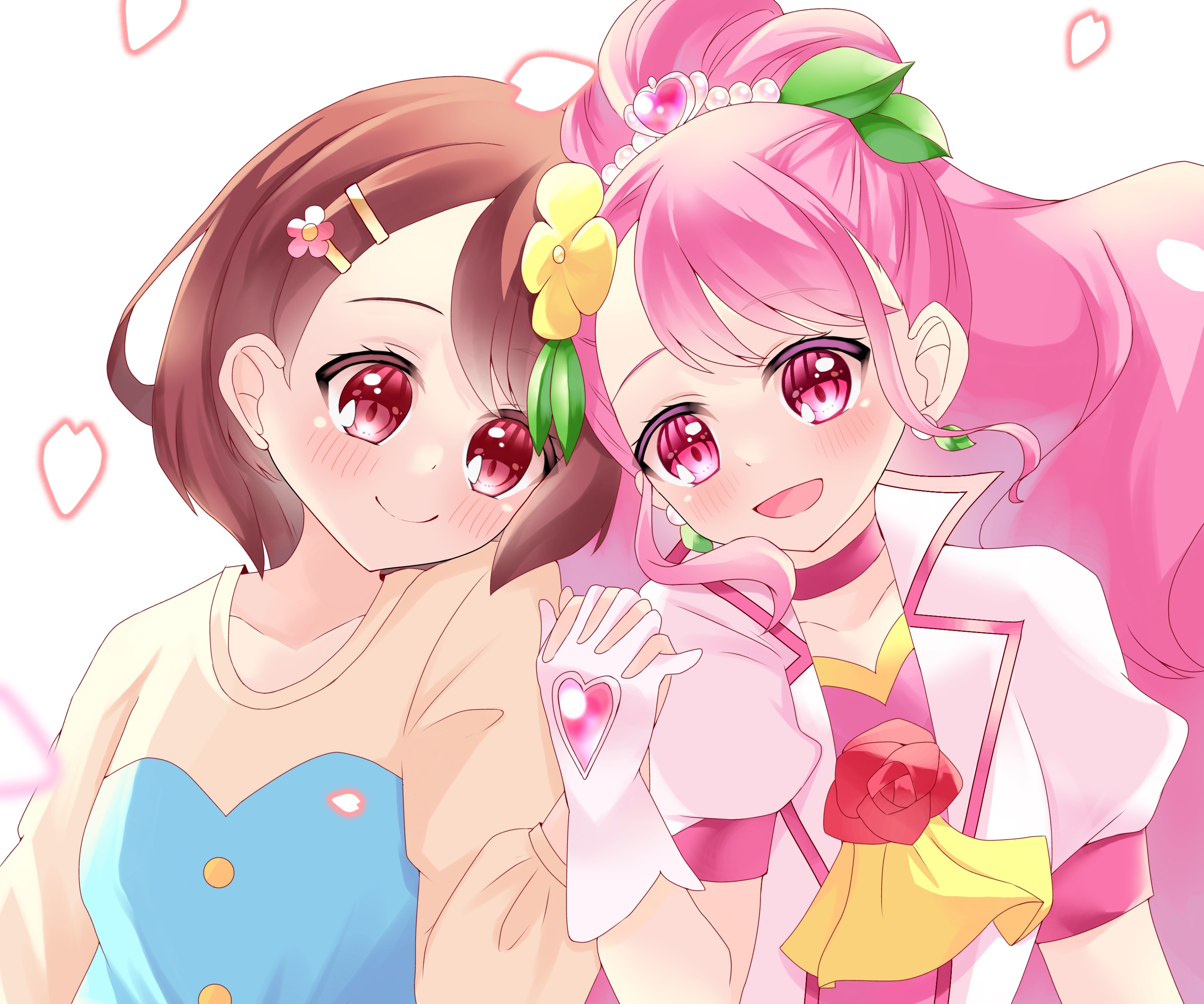 Nodoka Hanadera and Cure Grace from Healin Good PreCure HD Wallpaper