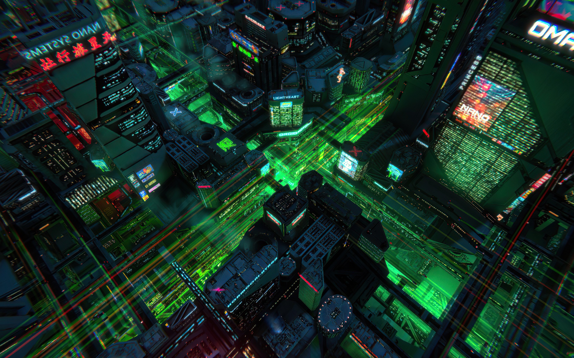 Sci Fi City HD Wallpaper
