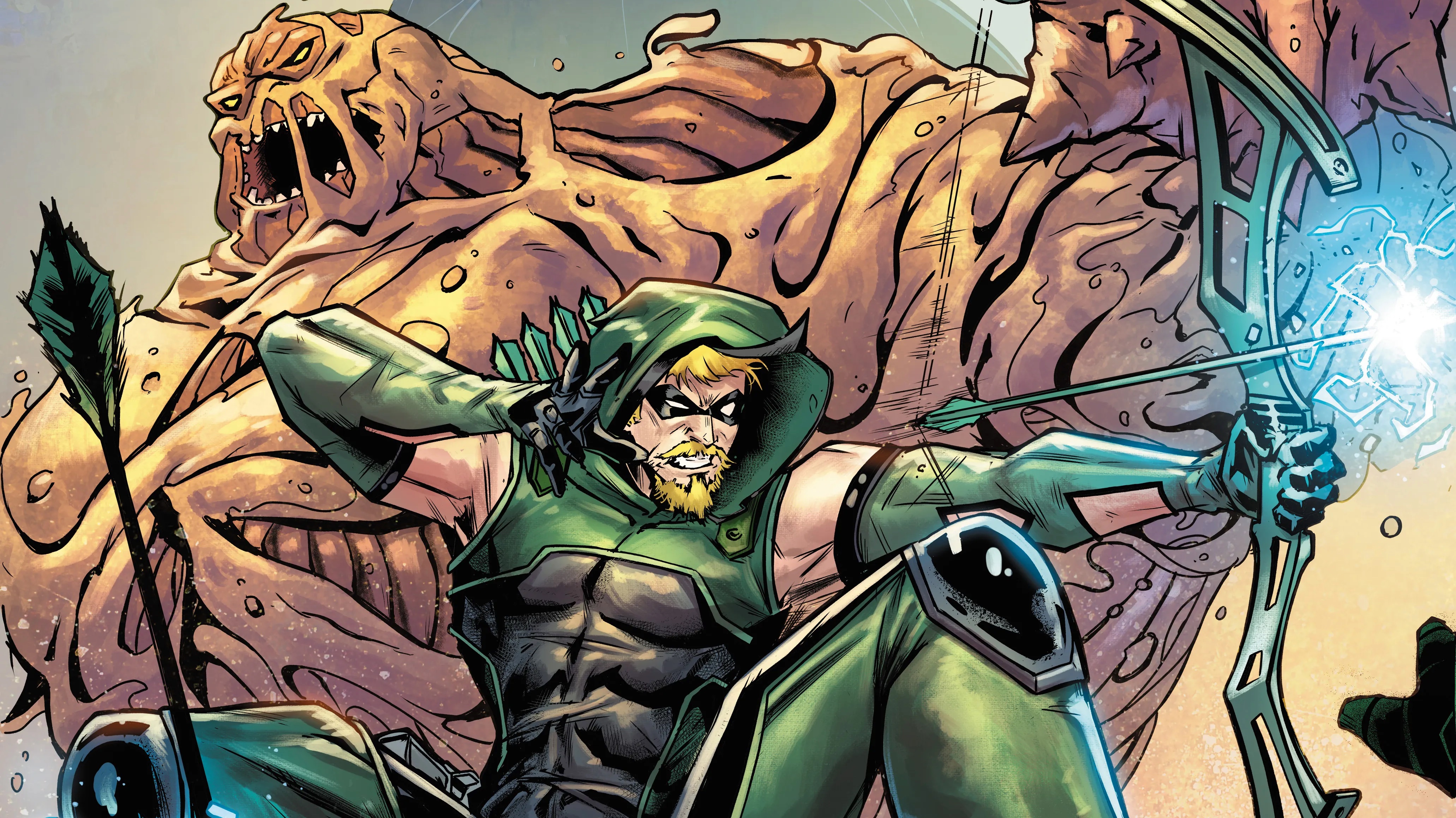 Green Arrow from Young Justice 4K HD Wallpaper