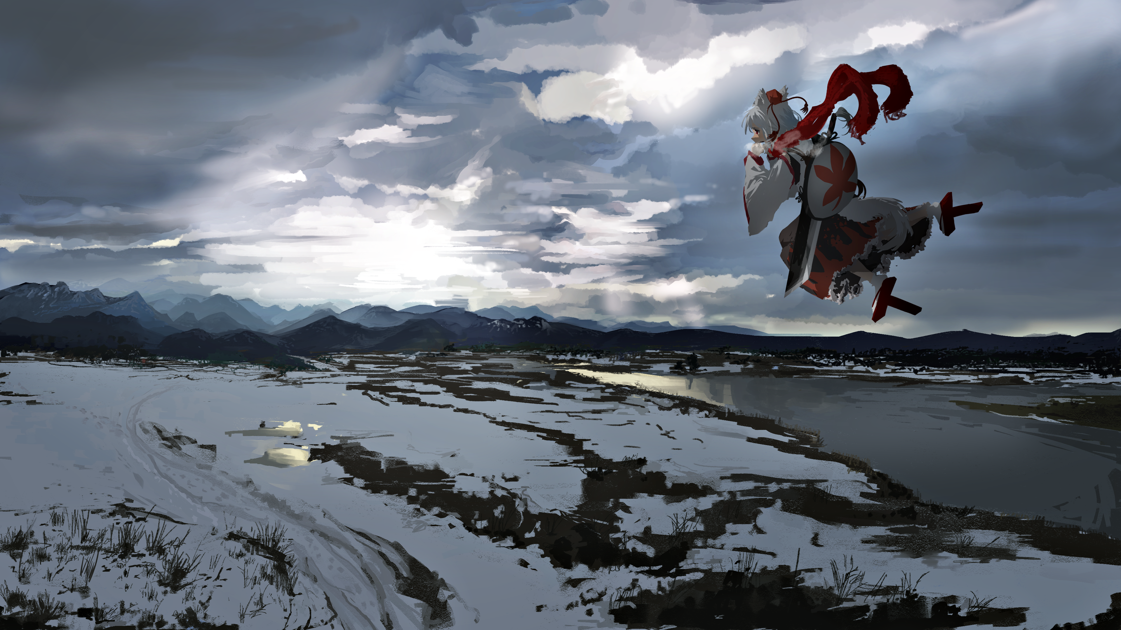 Momiji Inubashiri from Touhou 4K HD Wallpaper