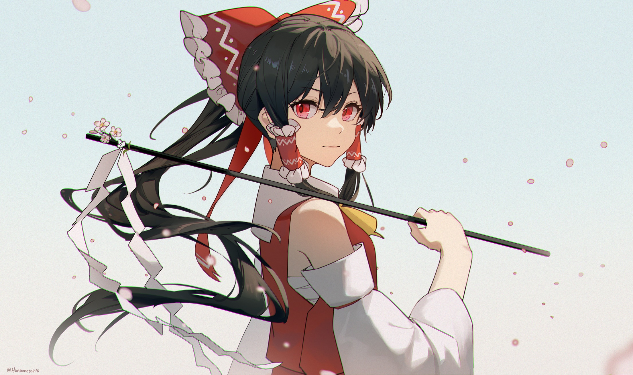 Reimu Hakurei from Touhou Project HD Wallpaper