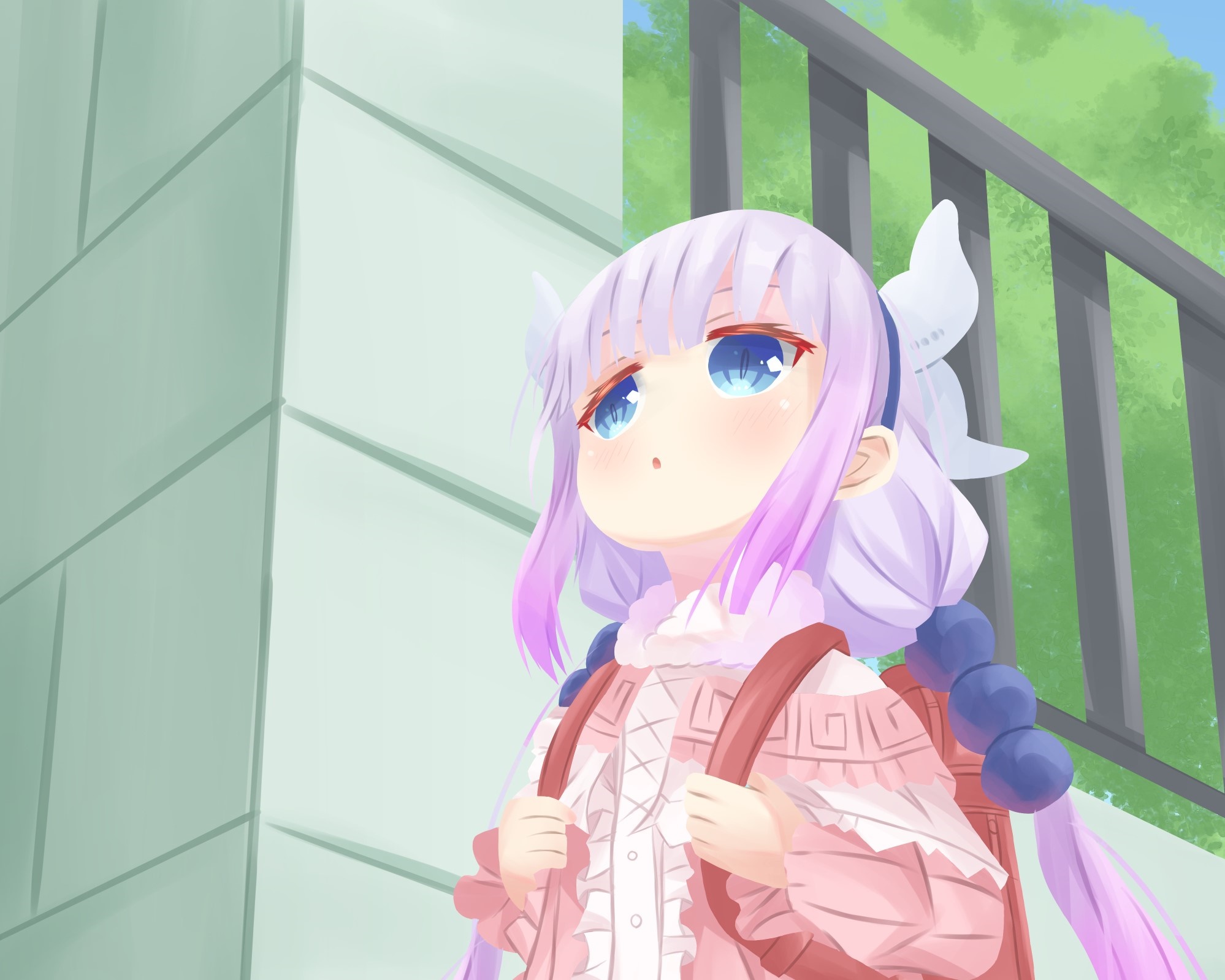 Kanna Kamui from Miss Kobayashi's Dragon Maid HD Wallpaper