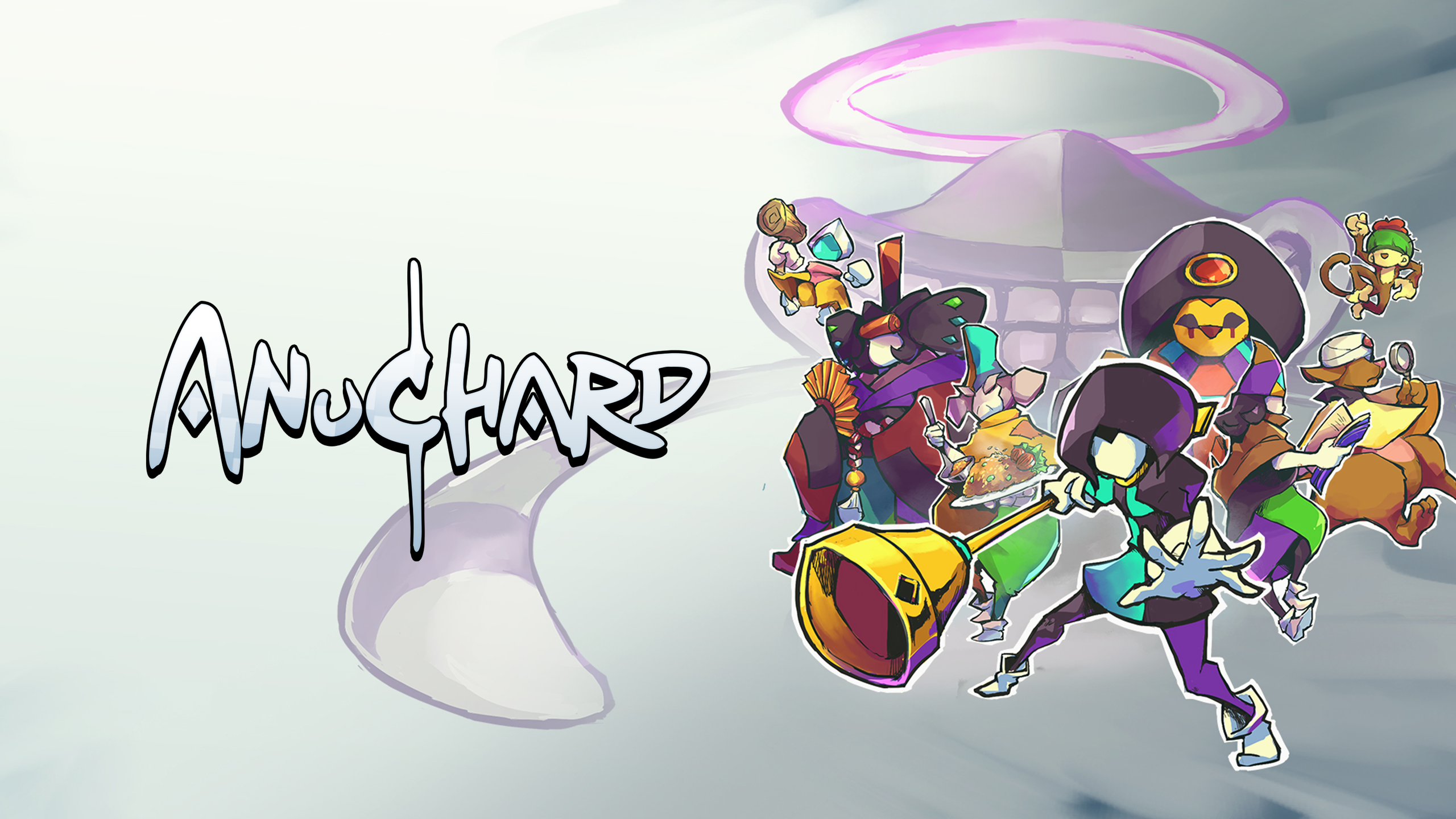 Anuchard game title with characters HD Wallpaper